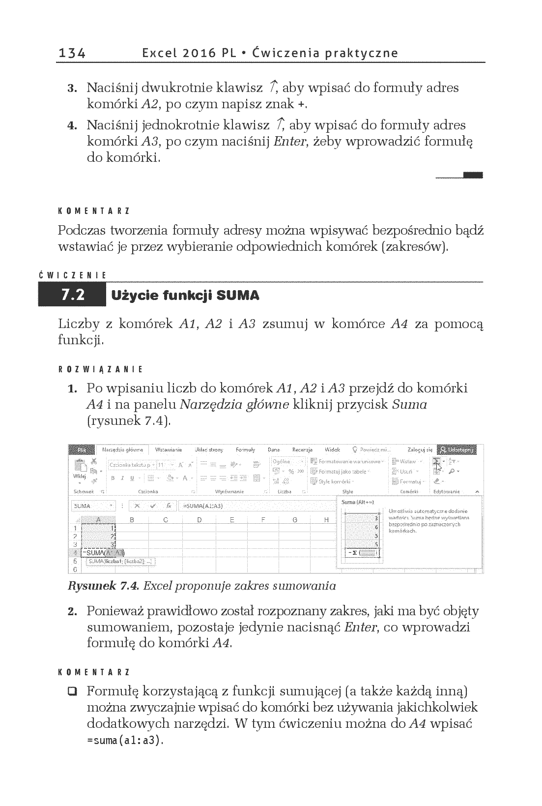 Fragment „Excel 2016 PL. Ćwiczenia praktyczne” — strona 10 z 18
