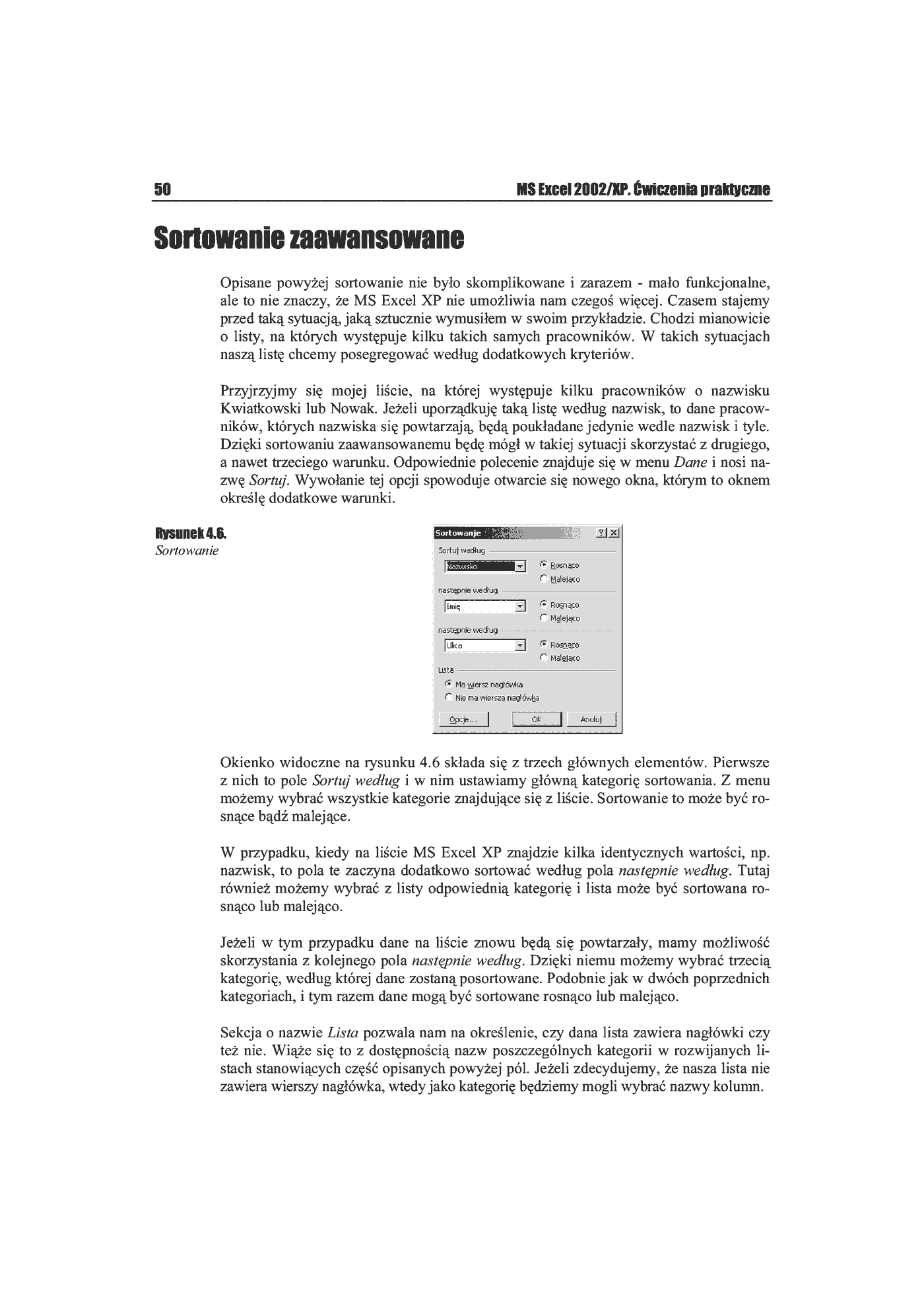 Fragment „MS Excel 2002/XP. Ćwiczenia praktyczne” — strona 8 z 14