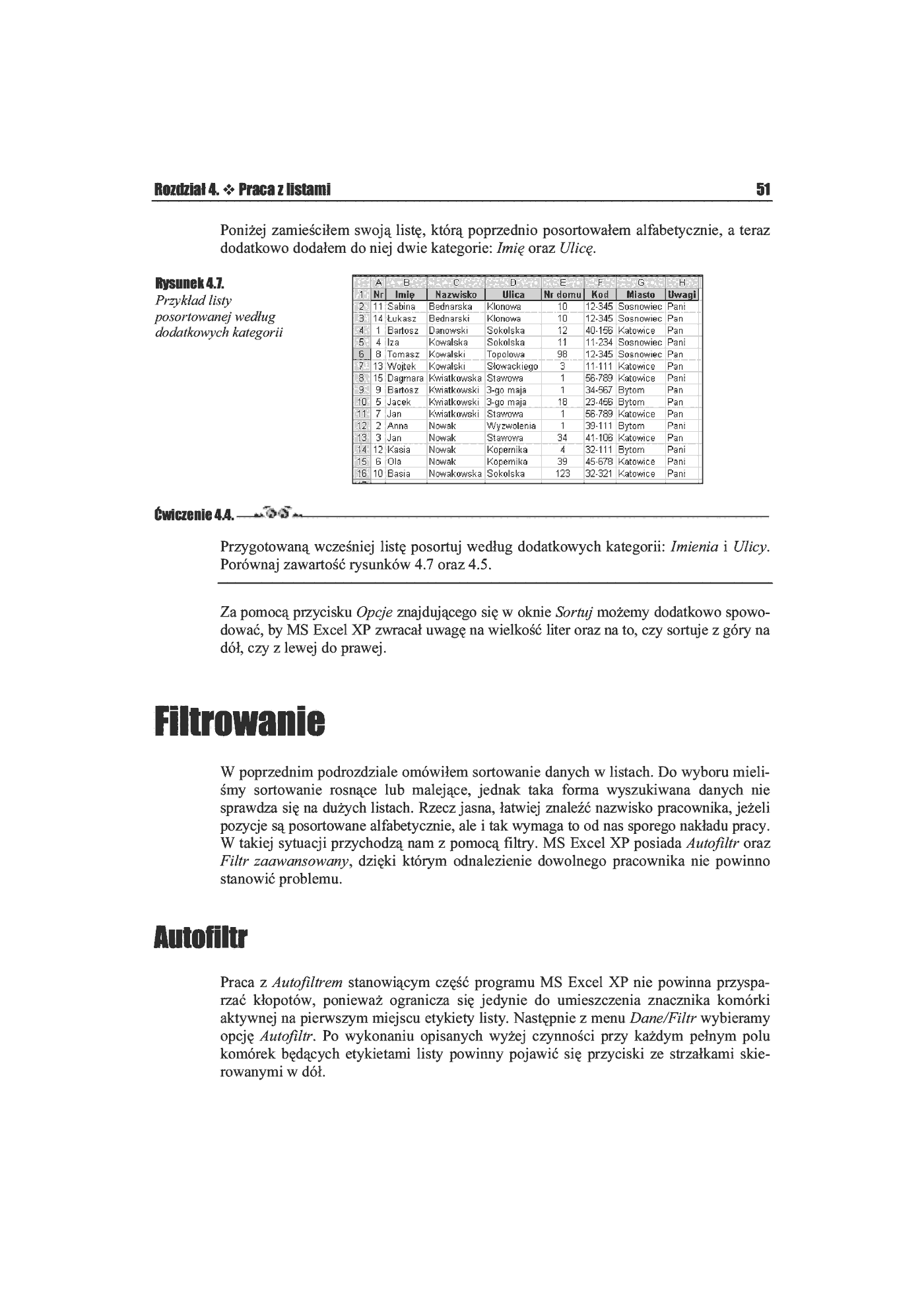 Fragment „MS Excel 2002/XP. Ćwiczenia praktyczne” — strona 9 z 14