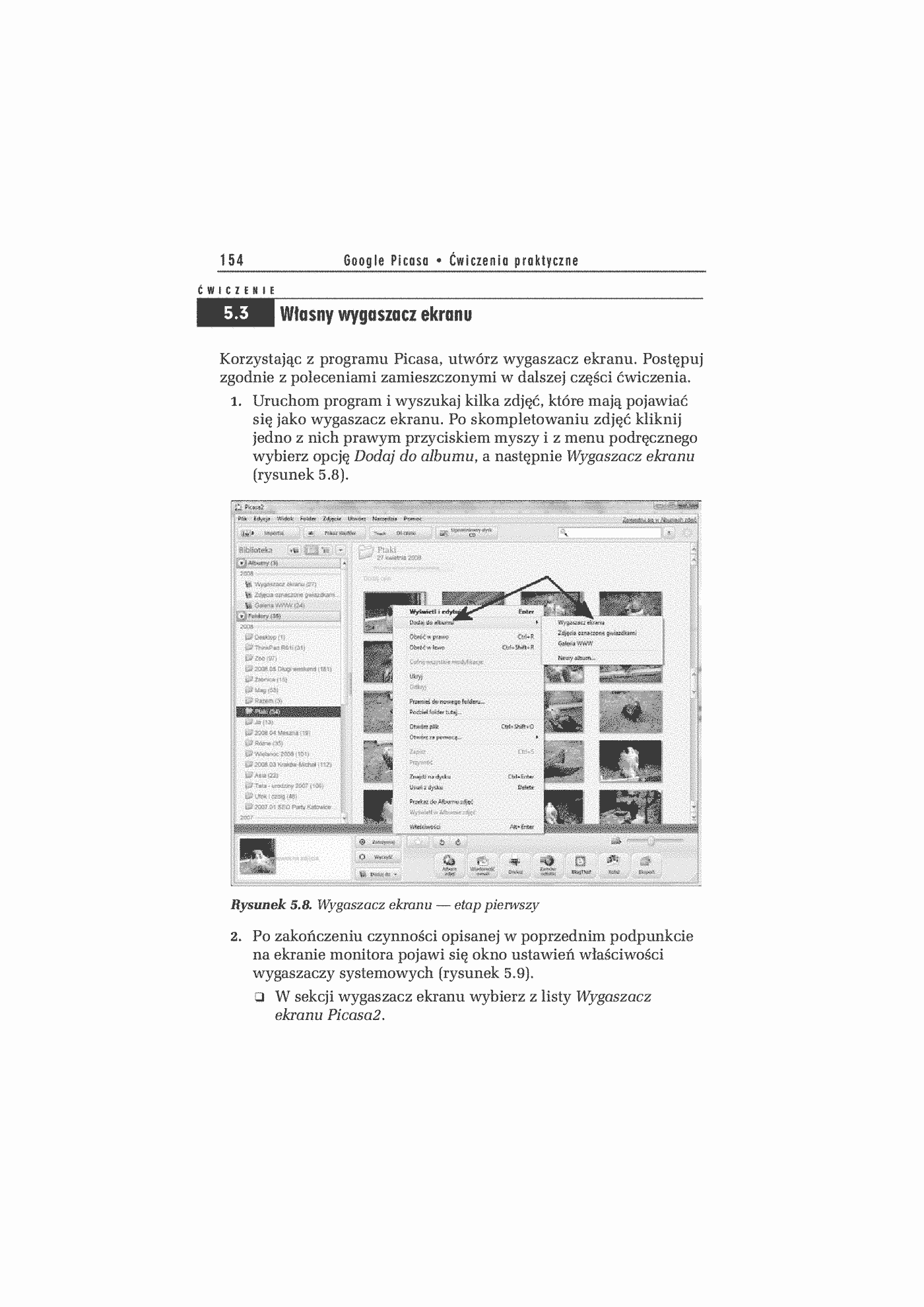 Fragment „Google Picasa. Ćwiczenia praktyczne” — strona 11 z 18
