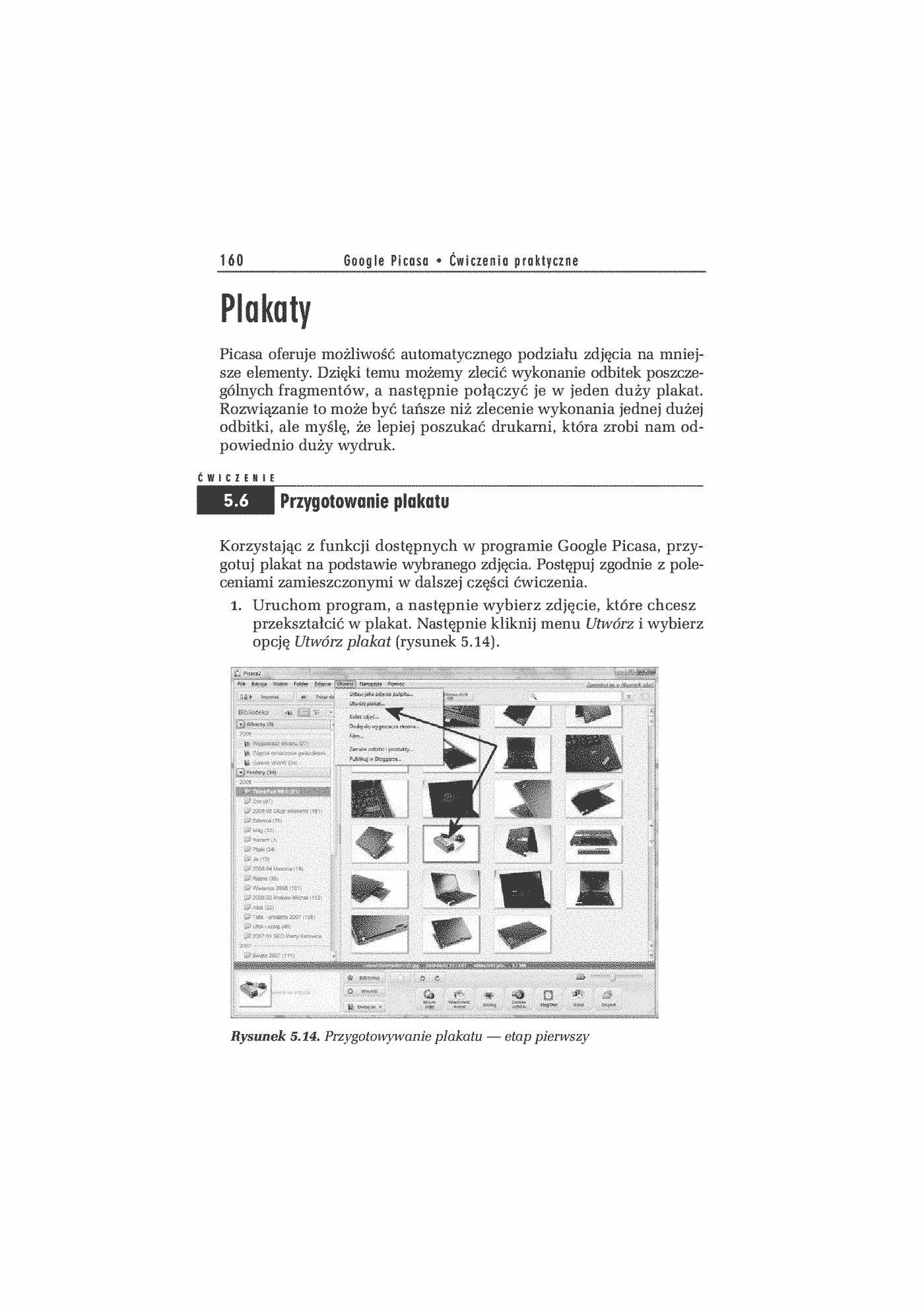 Fragment „Google Picasa. Ćwiczenia praktyczne” — strona 17 z 18