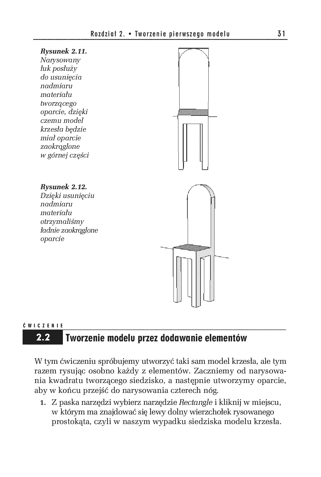 Fragment „Google SketchUp. Ćwiczenia praktyczne” — strona 10 z 15