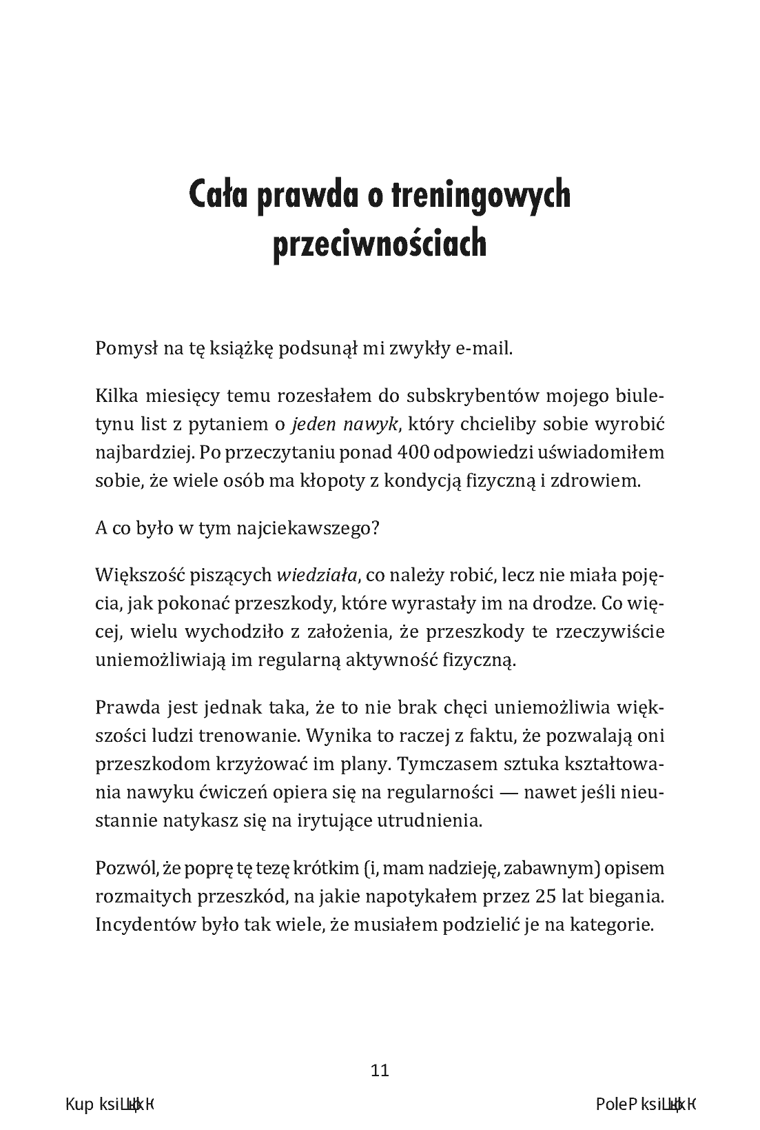Fragment „Ćwicz każdego dnia. 32 sposoby na kształtowanie nawyku trenowania (nawet jeśli nie lubisz ćwiczyć)” — strona 5 z 10