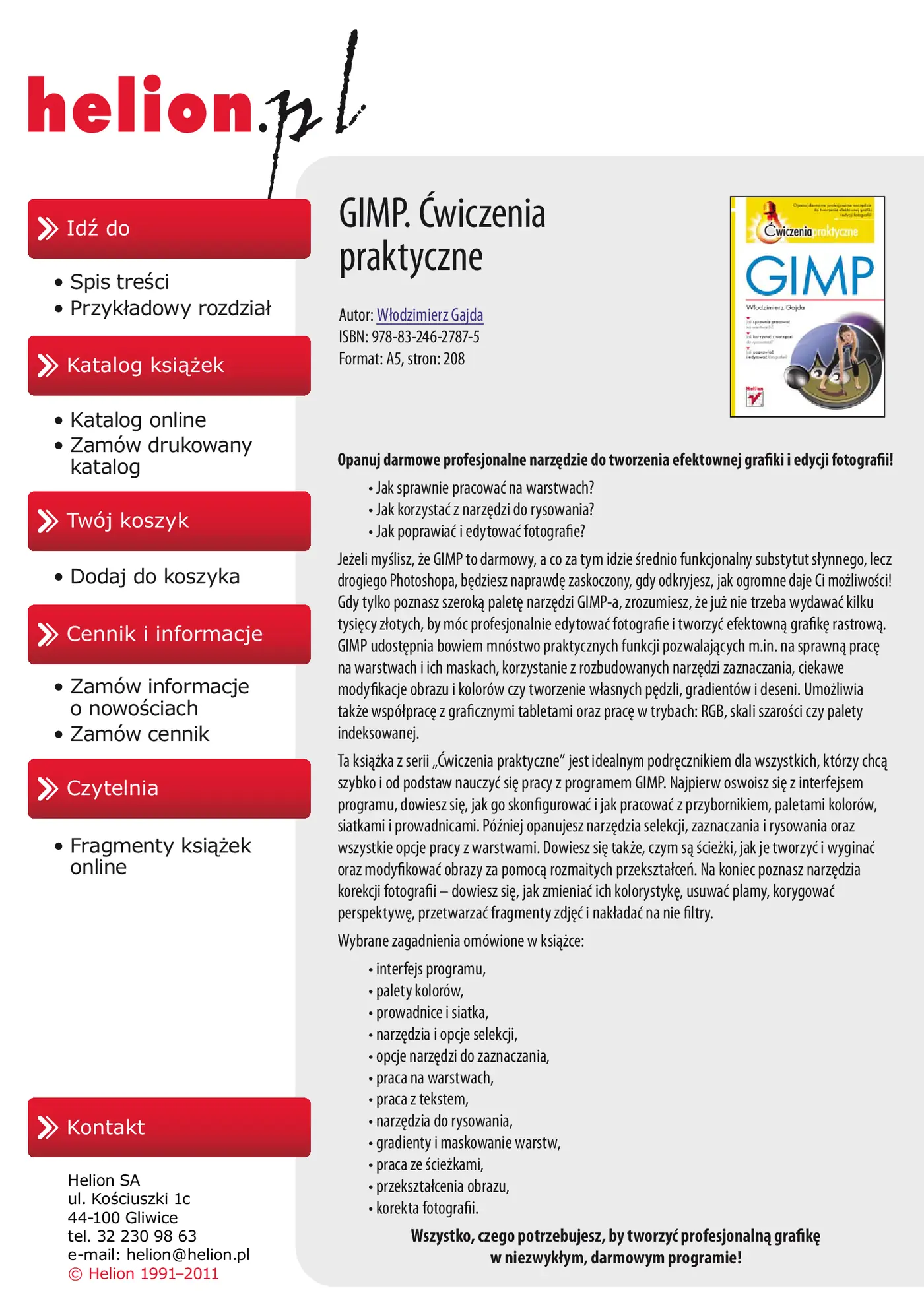 Fragment „GIMP. Ćwiczenia praktyczne” — strona 2 z 10