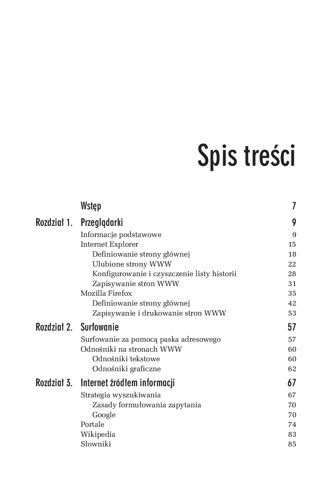 Fragment „Internet. Ćwiczenia praktyczne. Wydanie IV” — strona 3 z 26