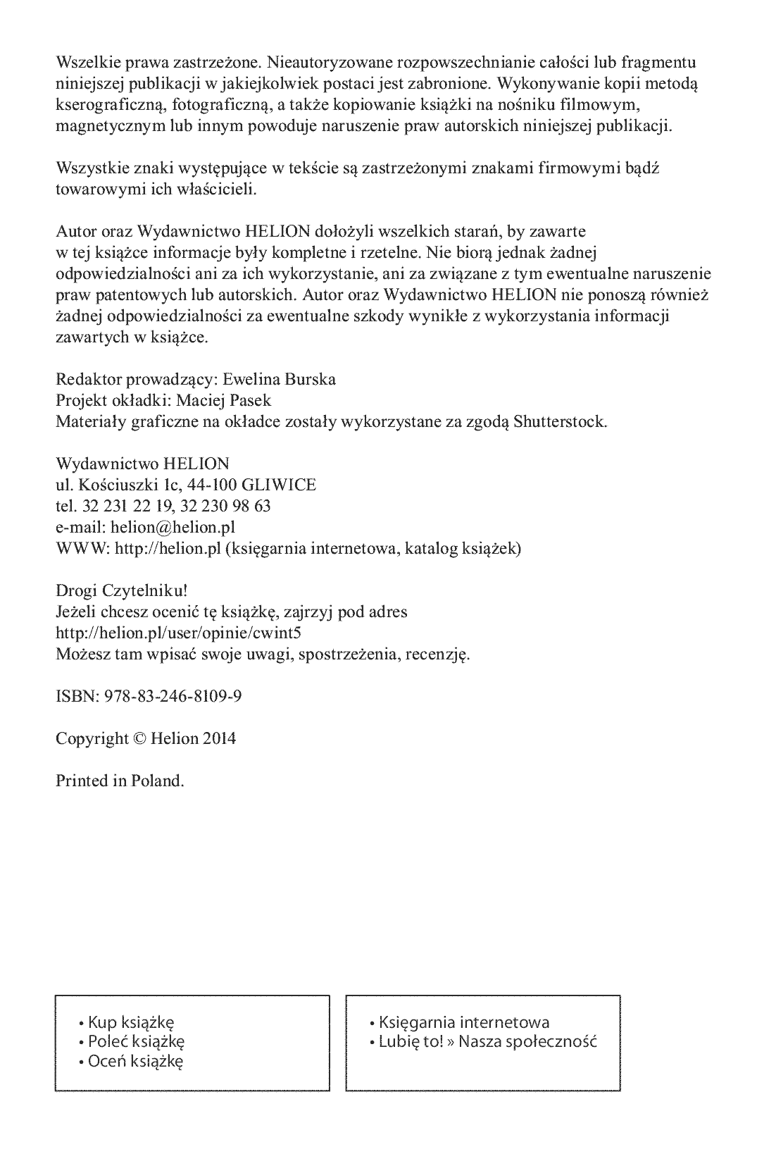 Fragment „Internet. Ćwiczenia praktyczne. Wydanie V” — strona 2 z 26
