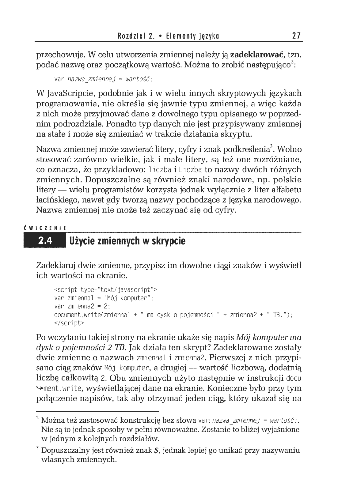 Fragment „JavaScript. Ćwiczenia praktyczne. Wydanie III” — strona 13 z 30