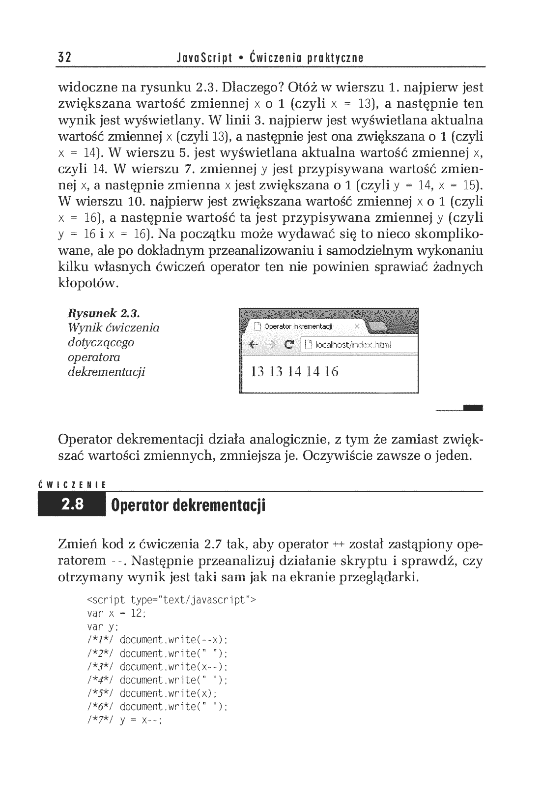 Fragment „JavaScript. Ćwiczenia praktyczne. Wydanie III” — strona 18 z 30