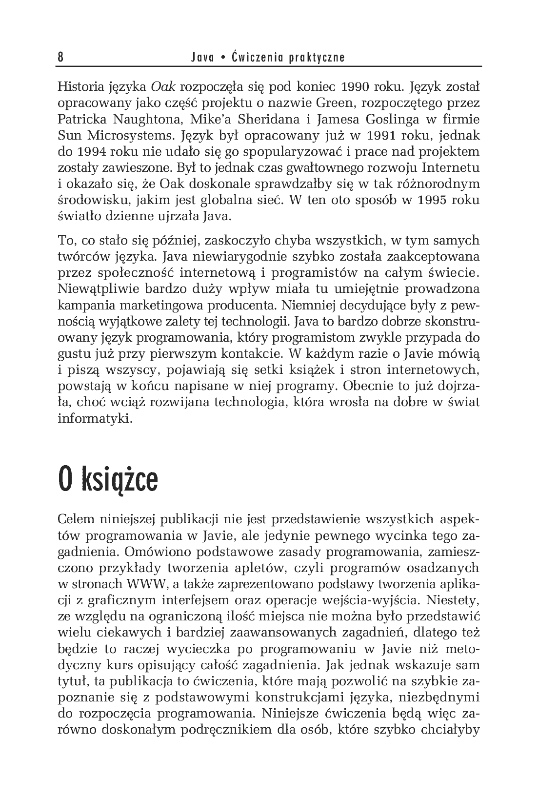 Fragment „Java. Ćwiczenia praktyczne. Wydanie III” — strona 7 z 10