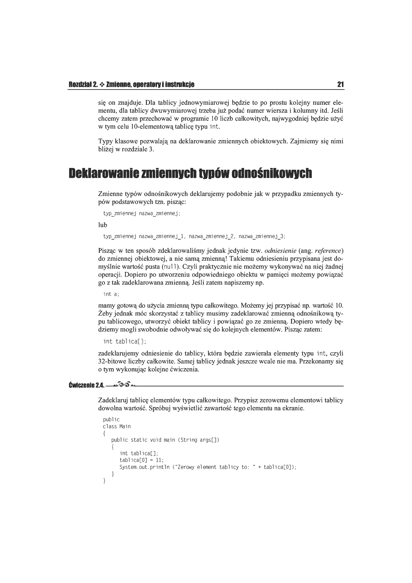Fragment „Java. Ćwiczenia praktyczne” — strona 9 z 10