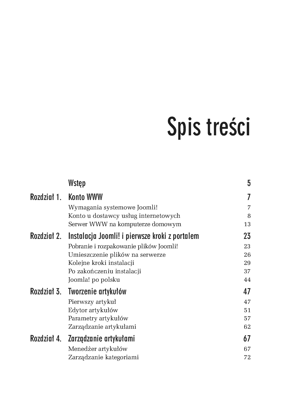 Fragment „Joomla! 1.6. Ćwiczenia” — strona 3 z 11