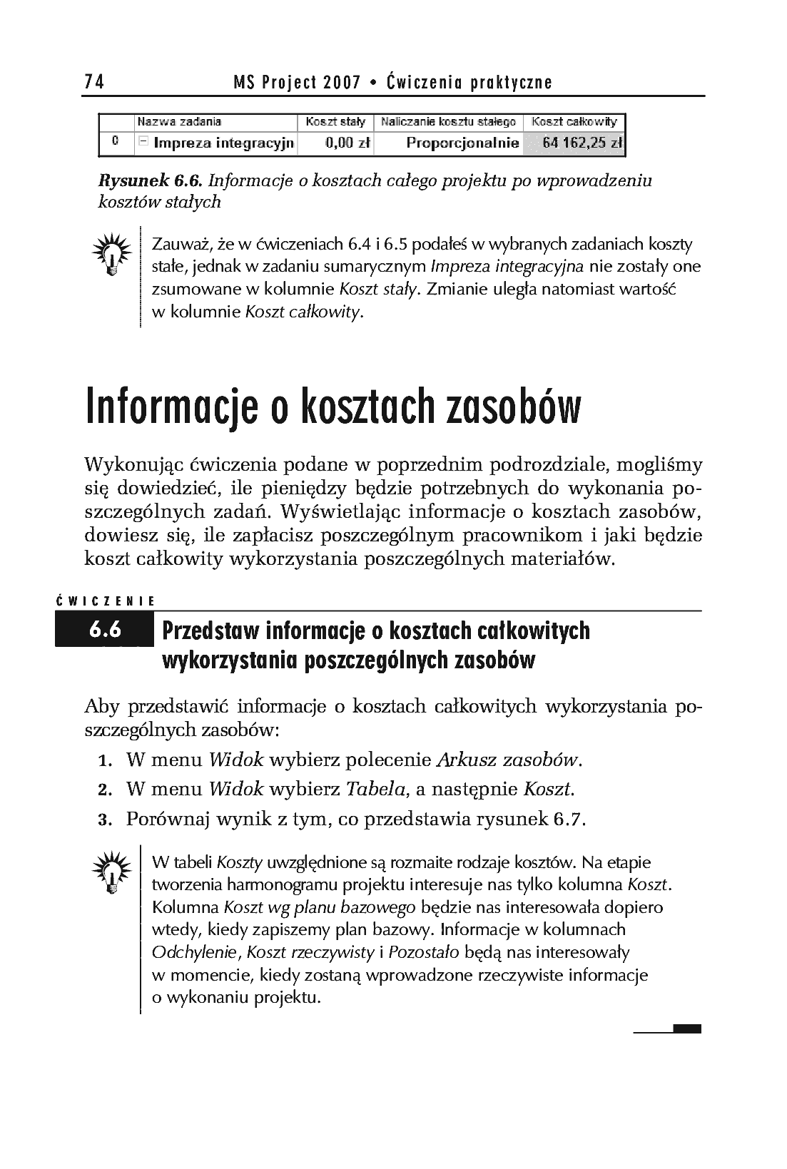 Fragment „MS Project 2007. Ćwiczenia praktyczne” — strona 9 z 30