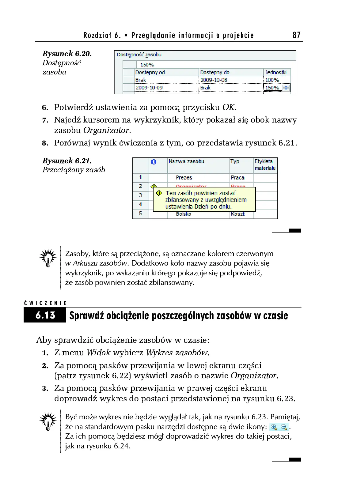 Fragment „MS Project 2007. Ćwiczenia praktyczne” — strona 22 z 30