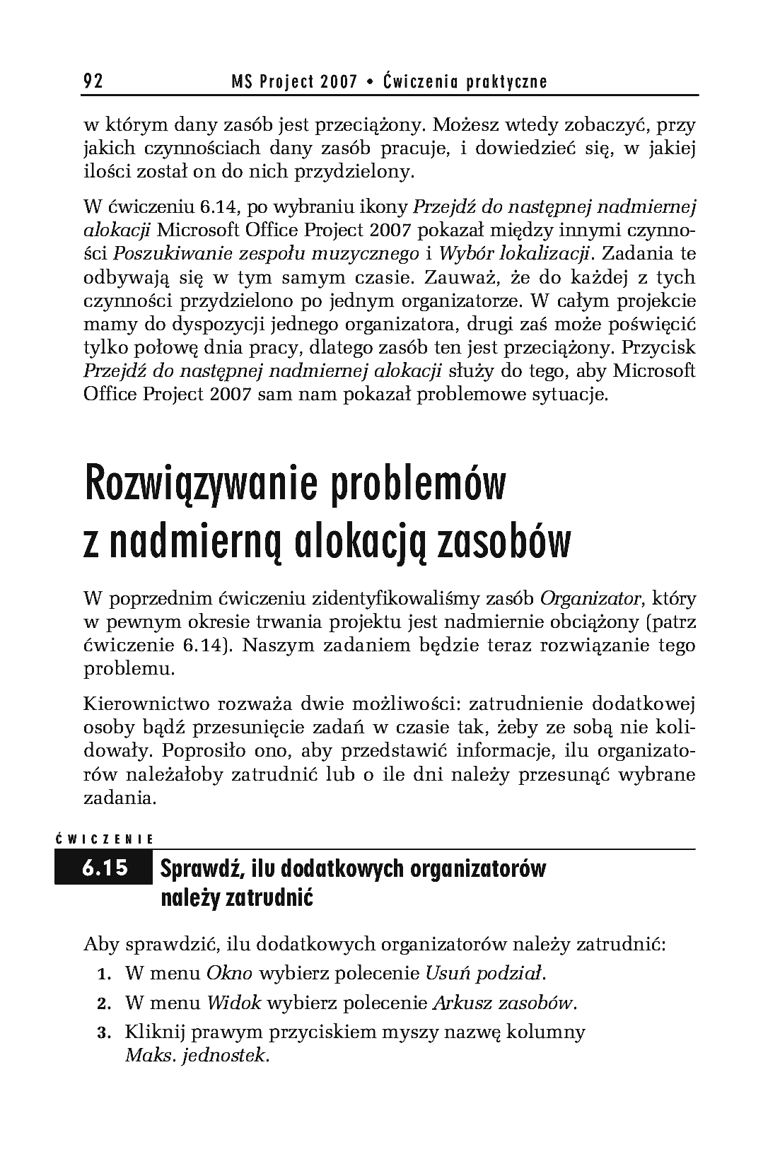Fragment „MS Project 2007. Ćwiczenia praktyczne” — strona 27 z 30