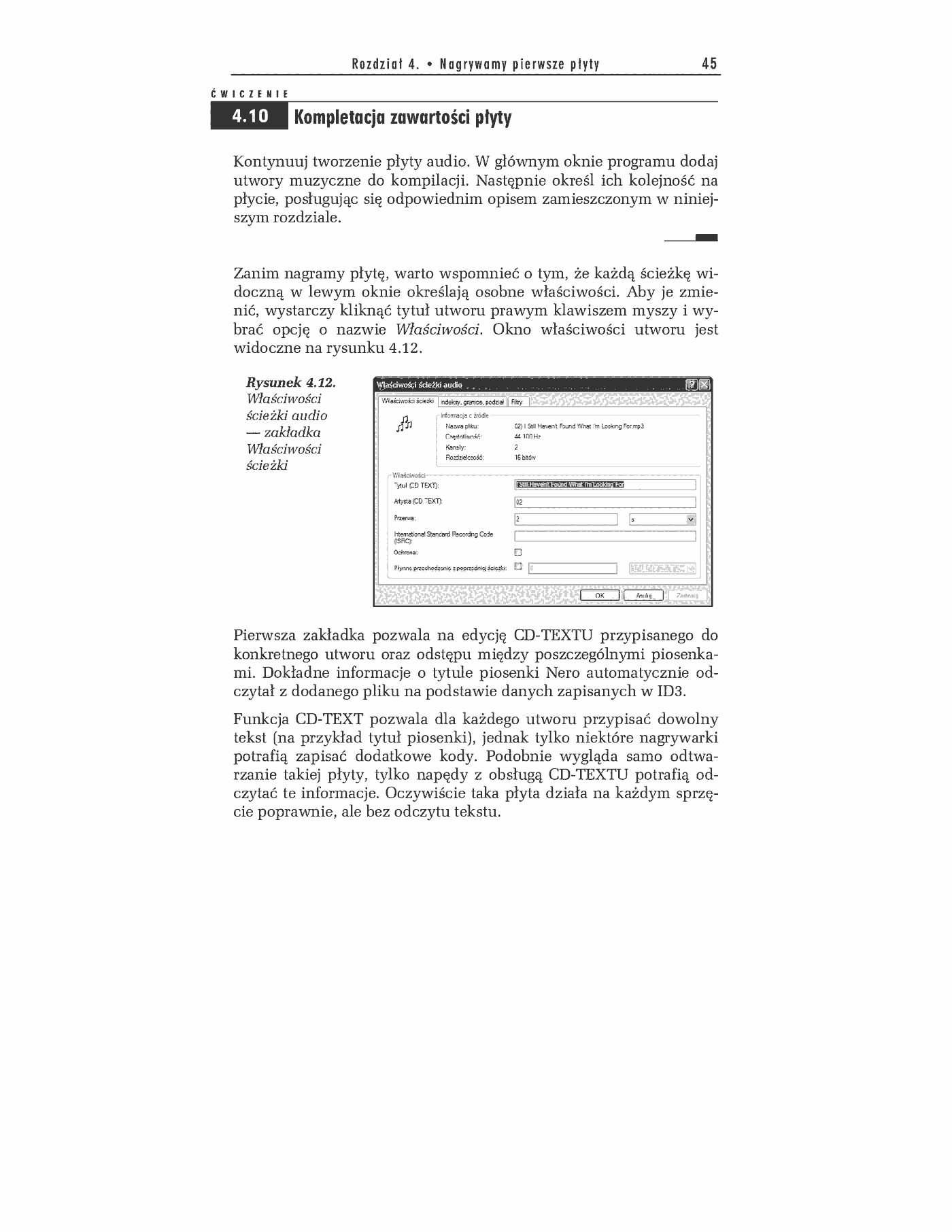 Fragment „Nero 7. Nagrywanie płyt CD i DVD. Ćwiczenia praktyczne” — strona 22 z 26