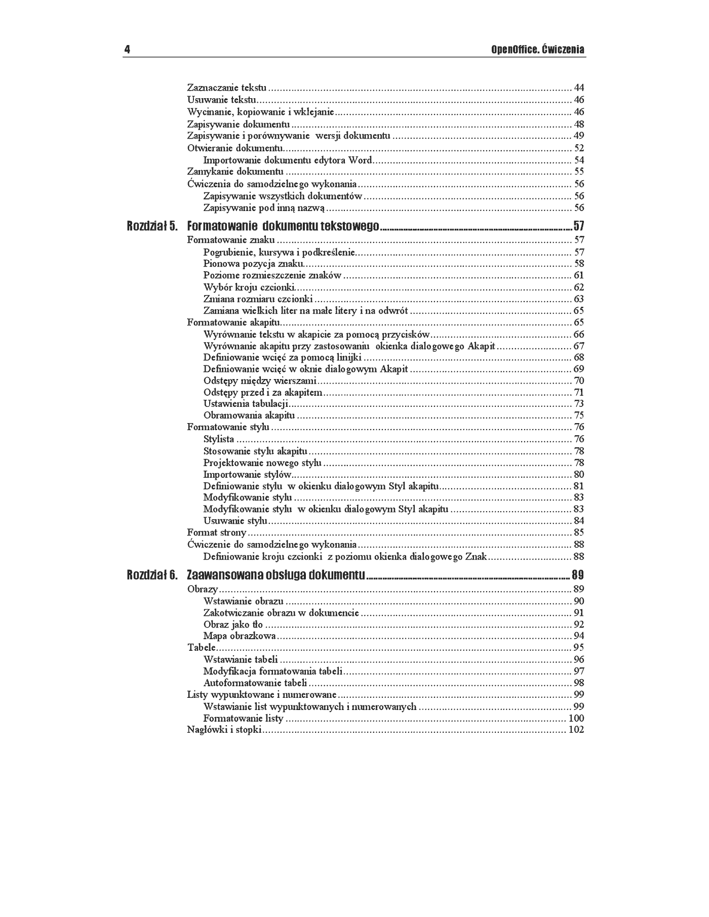 Fragment „OpenOffice. Ćwiczenia” — strona 3 z 21