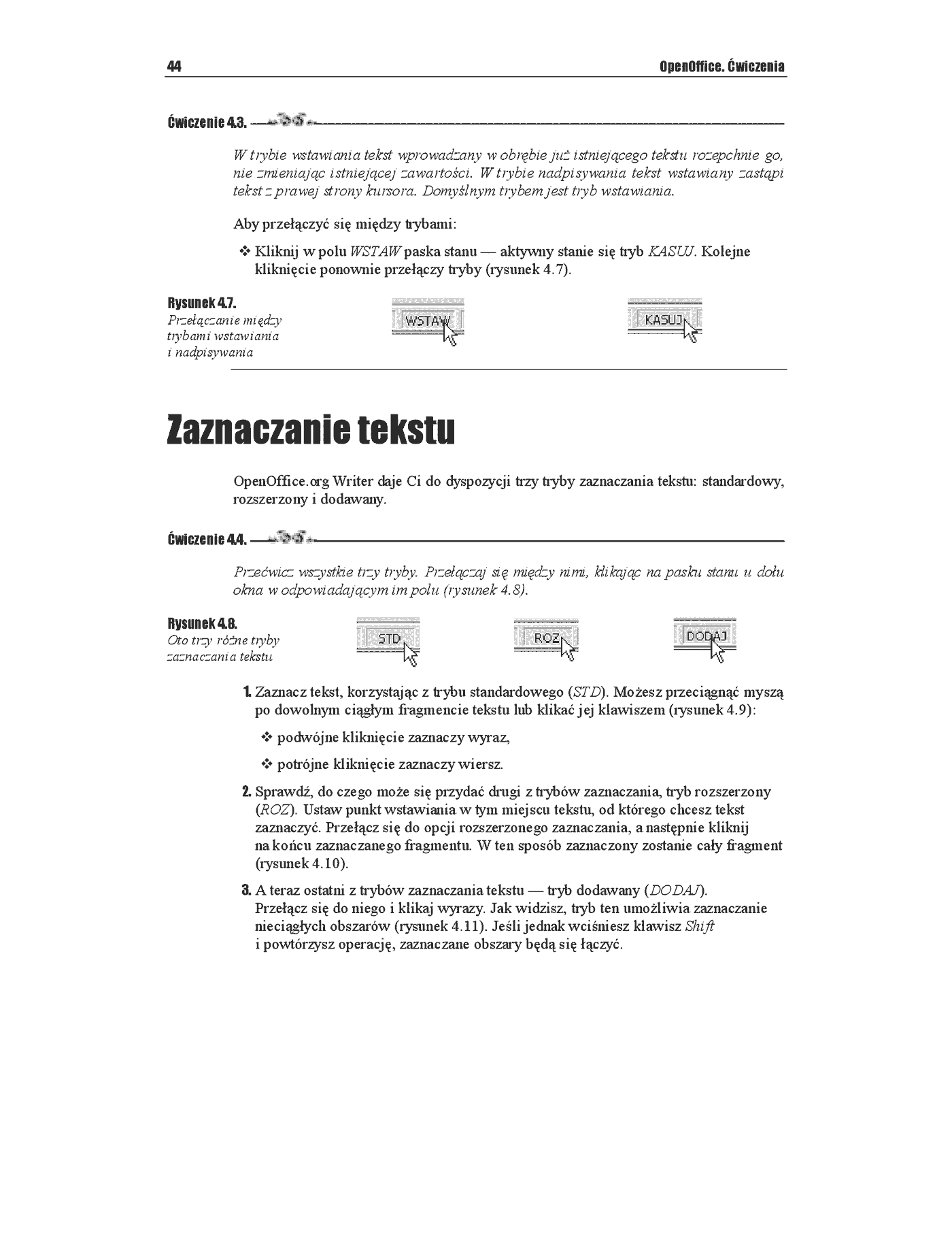 Fragment „OpenOffice. Ćwiczenia” — strona 9 z 21