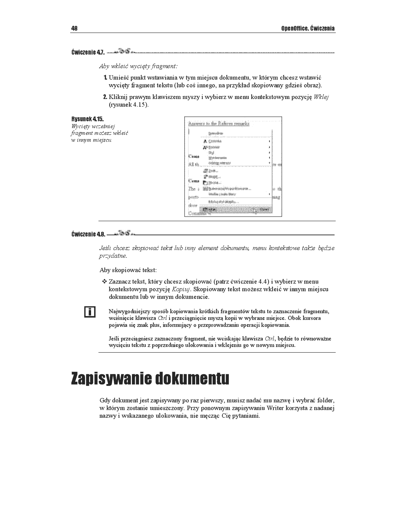 Fragment „OpenOffice. Ćwiczenia” — strona 13 z 21