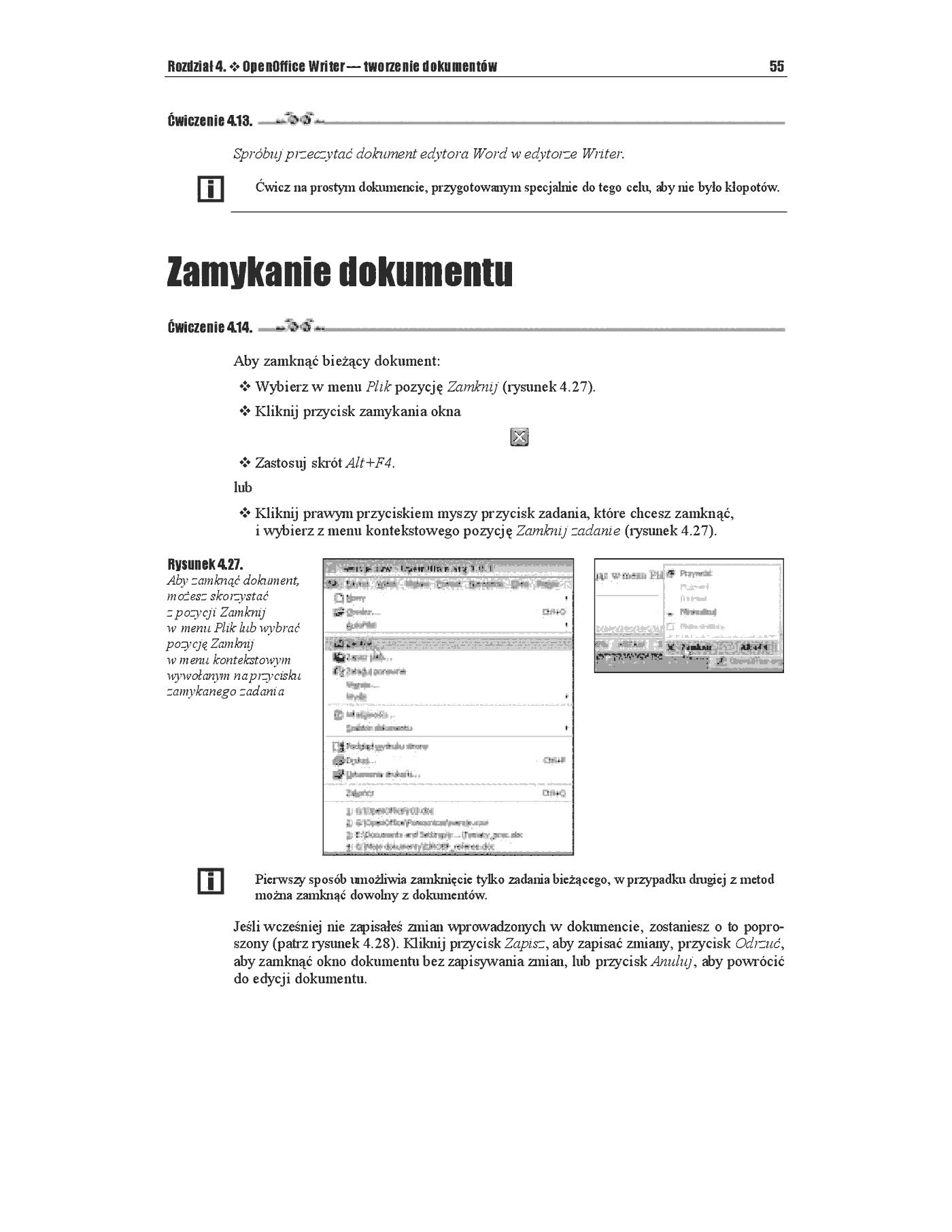 Fragment „OpenOffice. Ćwiczenia” — strona 20 z 21