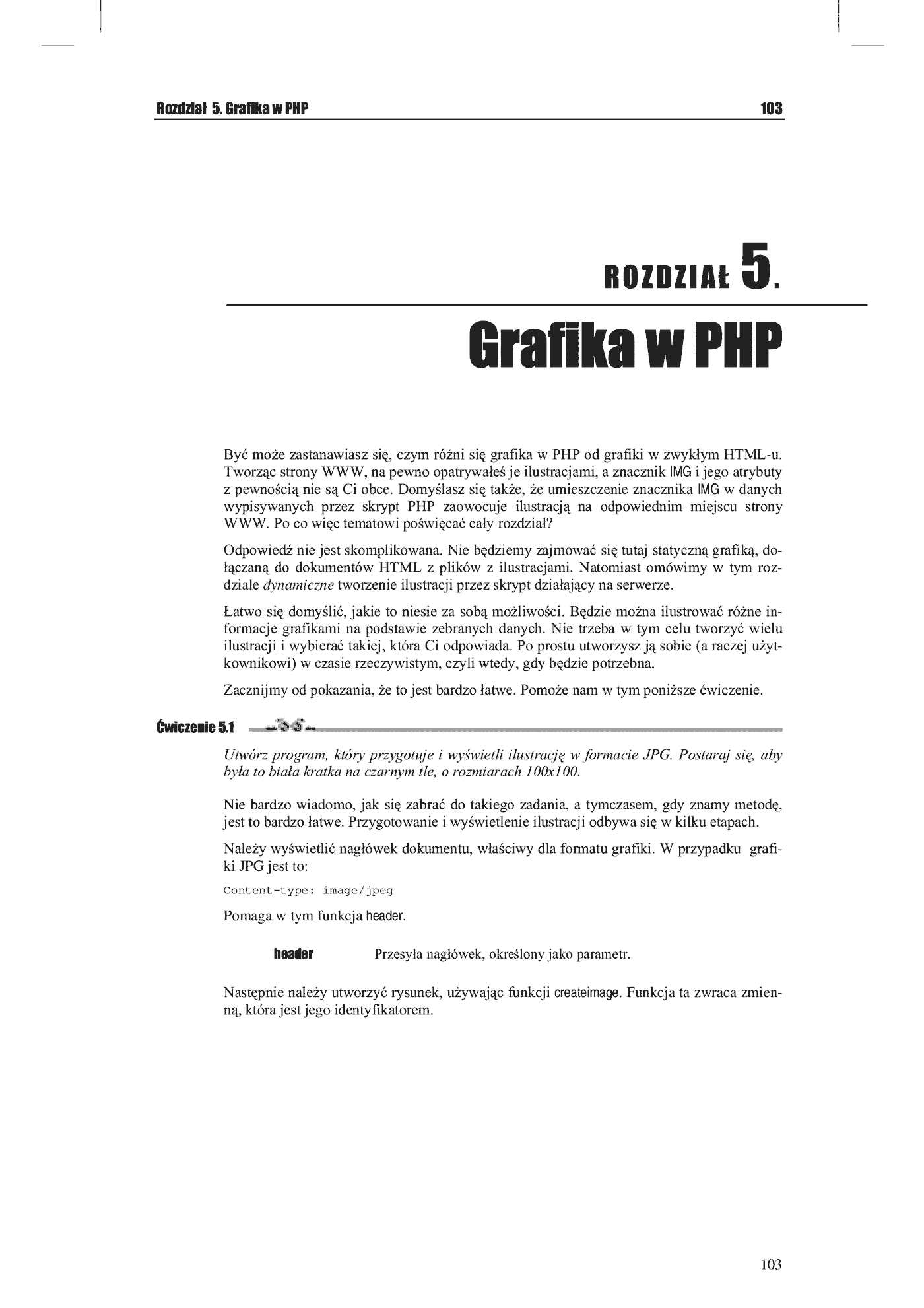 Fragment „PHP 4. Tworzenie stron WWW. Ćwiczenia praktyczne” — strona 1 z 16