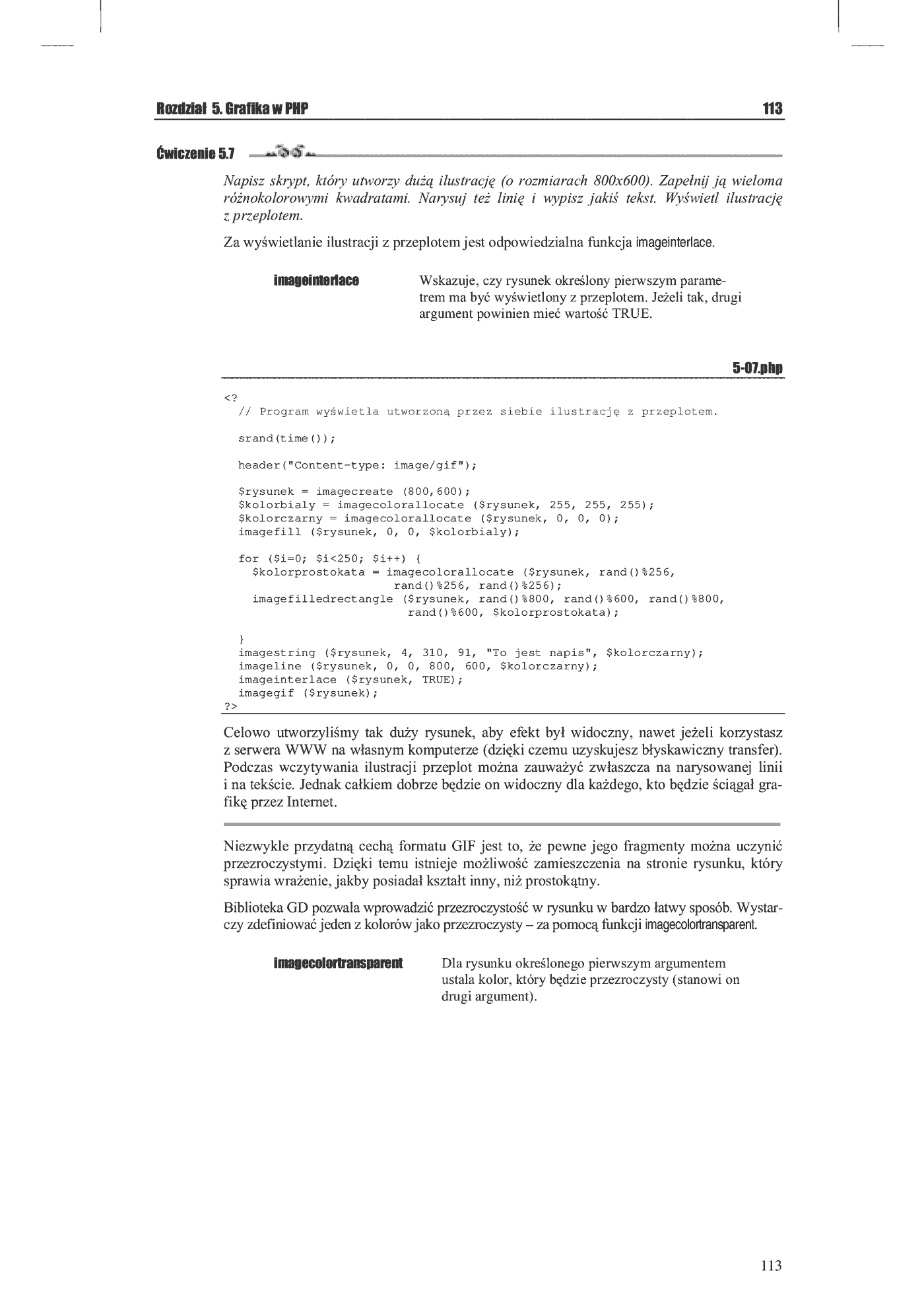 Fragment „PHP 4. Tworzenie stron WWW. Ćwiczenia praktyczne” — strona 11 z 16