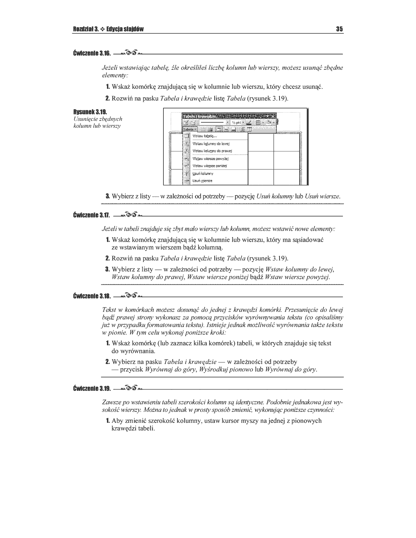 Fragment „PowerPoint 2003 PL. Ćwiczenia” — strona 16 z 30