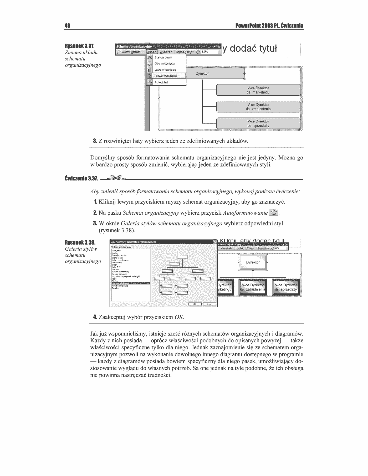 Fragment „PowerPoint 2003 PL. Ćwiczenia” — strona 29 z 30