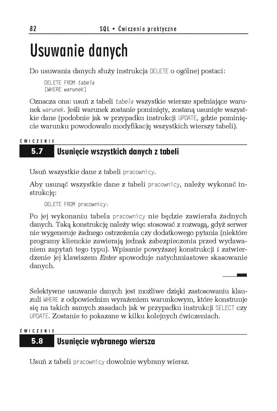 Fragment „SQL. Ćwiczenia praktyczne. Wydanie III” — strona 10 z 14