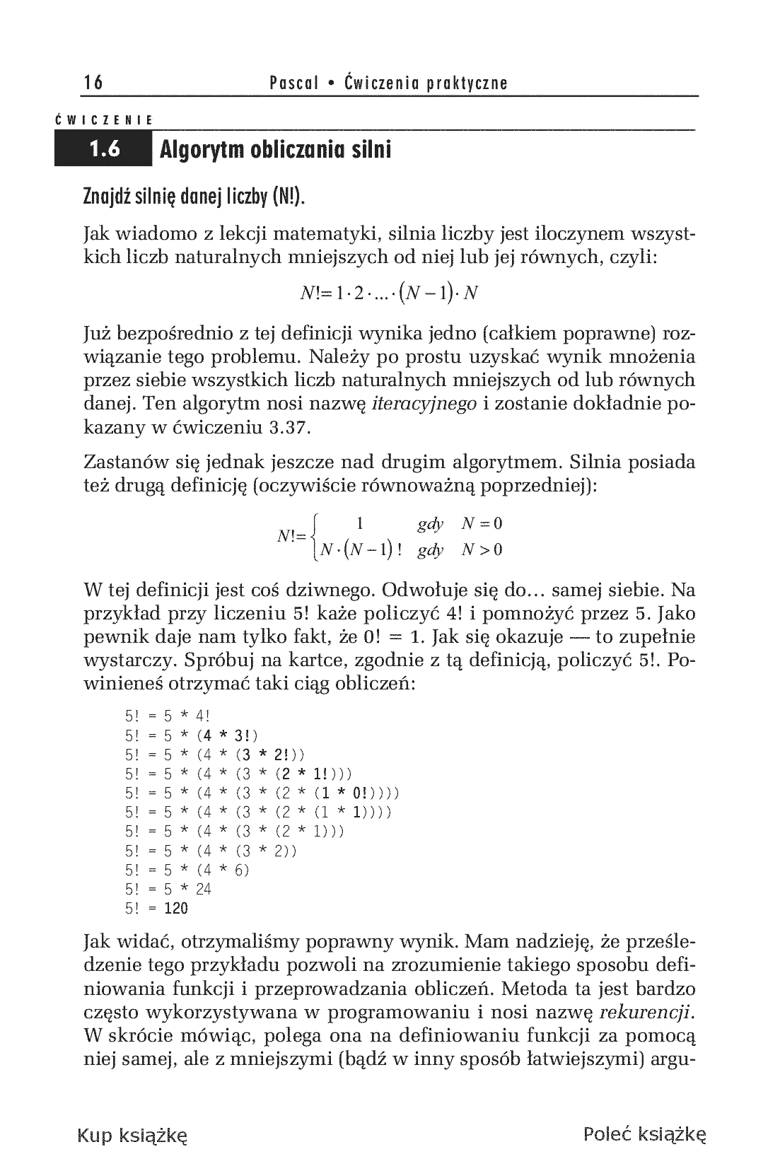 Fragment „Pascal. Ćwiczenia praktyczne. Wydanie III” — strona 12 z 24