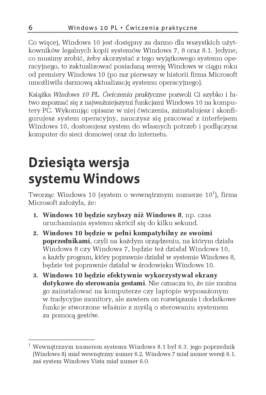 Fragment „Windows 10 PL. Ćwiczenia praktyczne” — strona 6 z 16