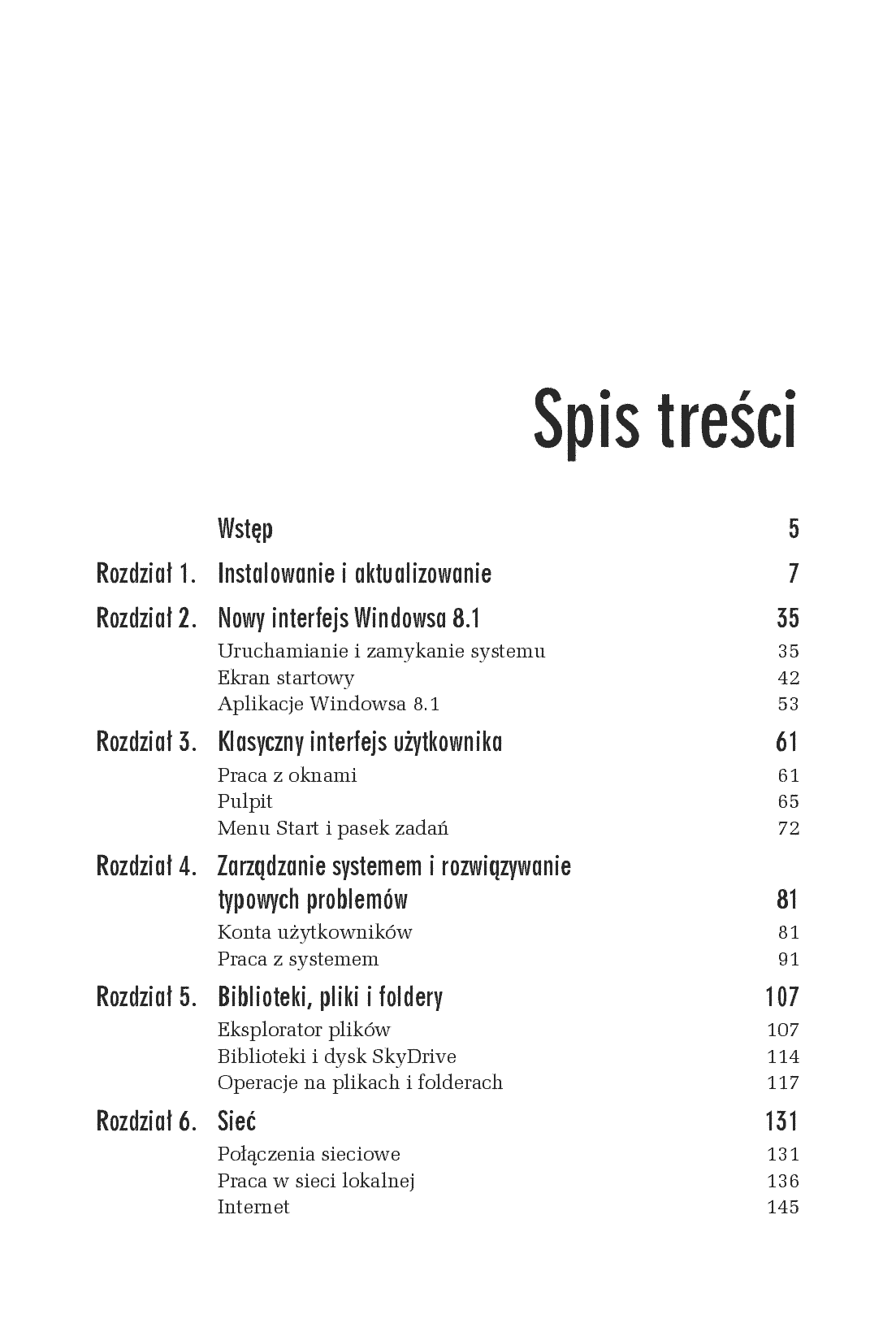 Fragment „Windows 8.1 PL. Ćwiczenia praktyczne” — strona 3 z 12