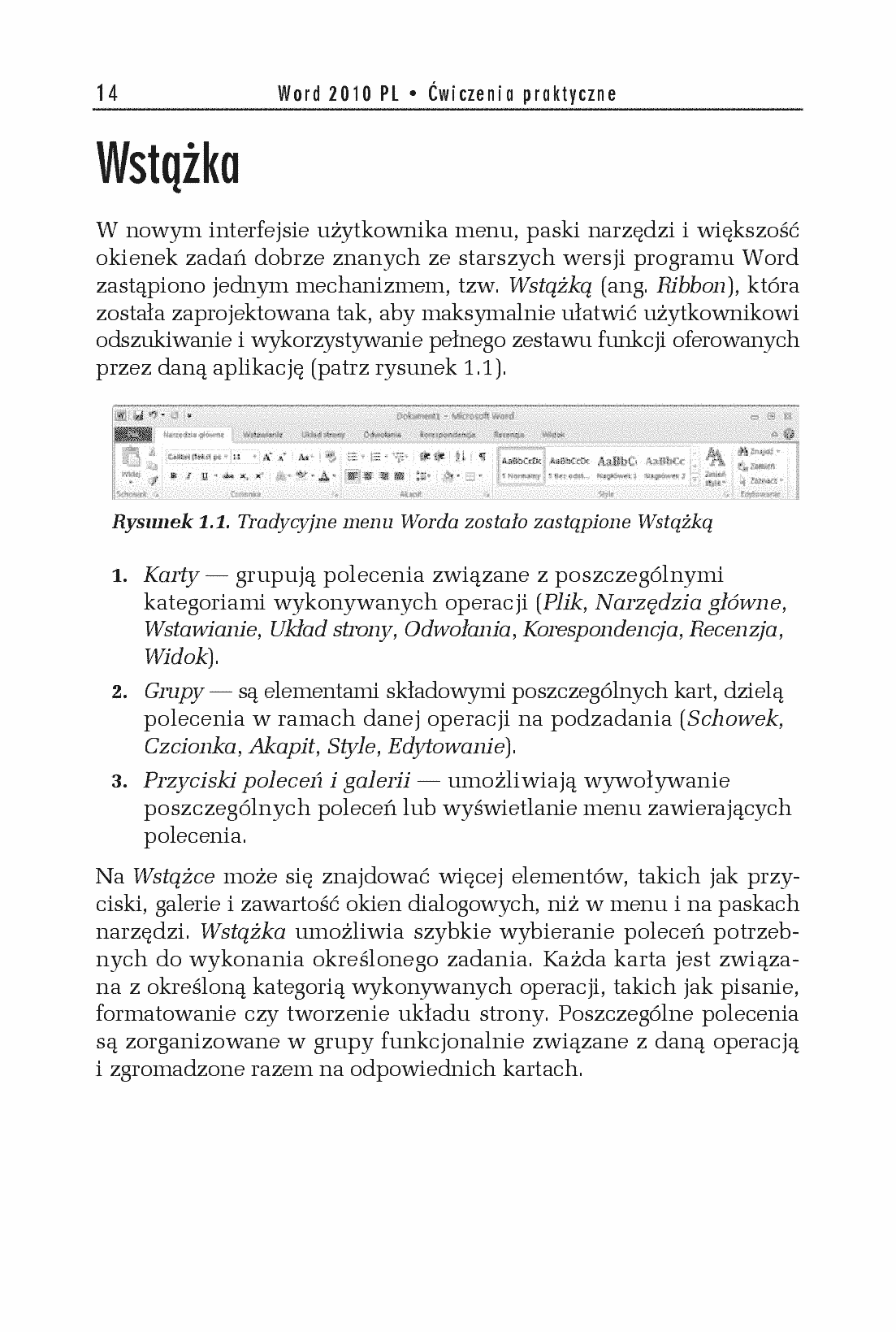 Fragment „Word 2010 PL. Ćwiczenia praktyczne” — strona 6 z 19