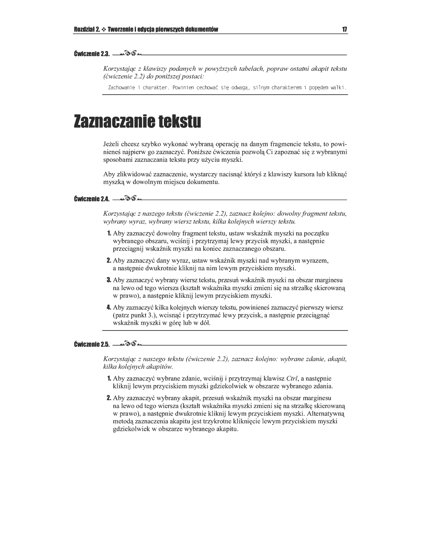 Fragment „Word 2003 PL. Ćwiczenia praktyczne” — strona 8 z 13