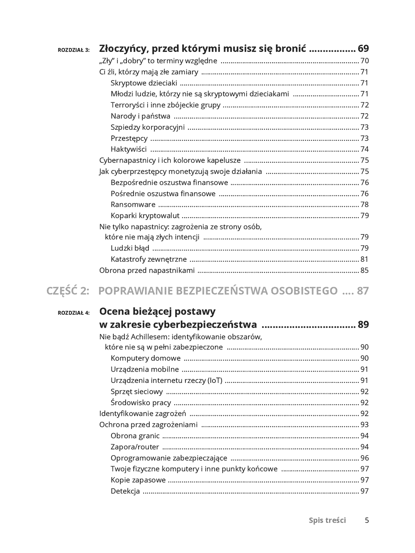 Fragment „Cyberbezpieczeństwo dla bystrzaków. Wydanie II” — strona 5 z 30