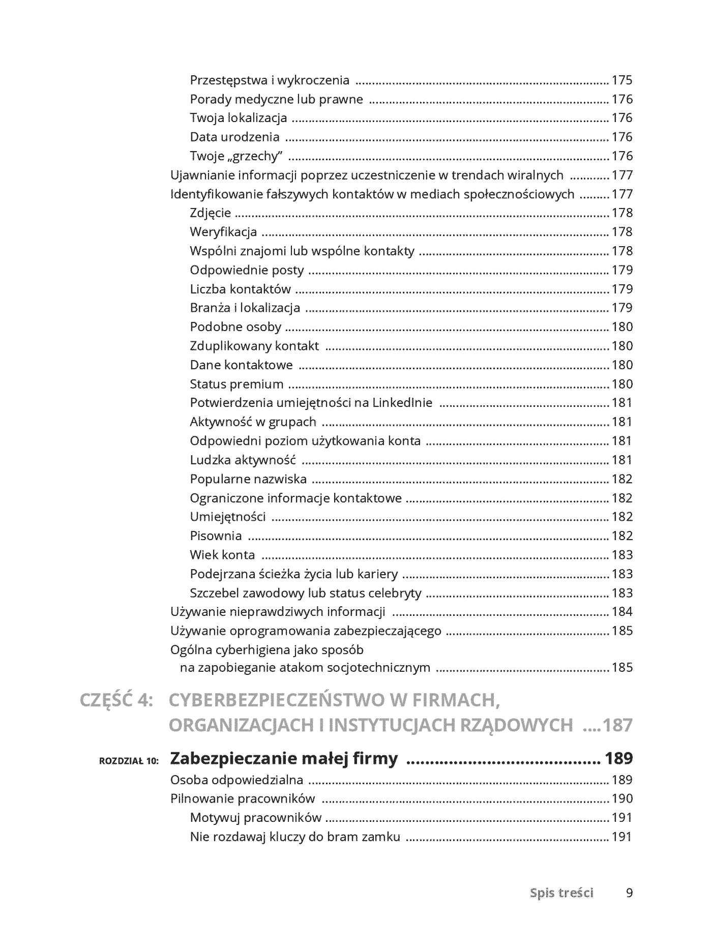 Fragment „Cyberbezpieczeństwo dla bystrzaków. Wydanie II” — strona 9 z 30