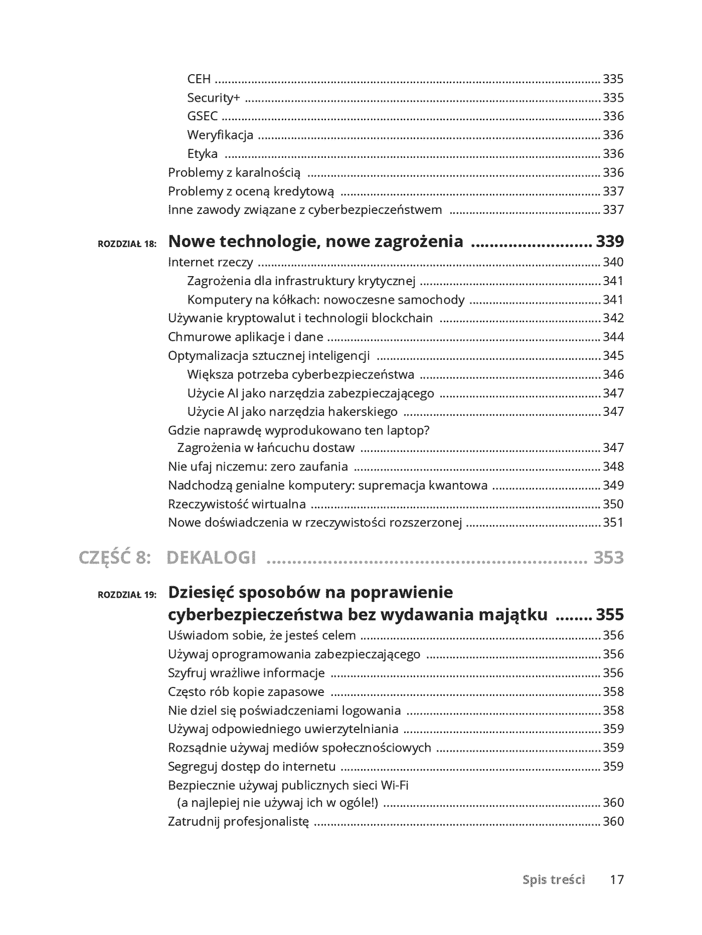 Fragment „Cyberbezpieczeństwo dla bystrzaków. Wydanie II” — strona 17 z 30