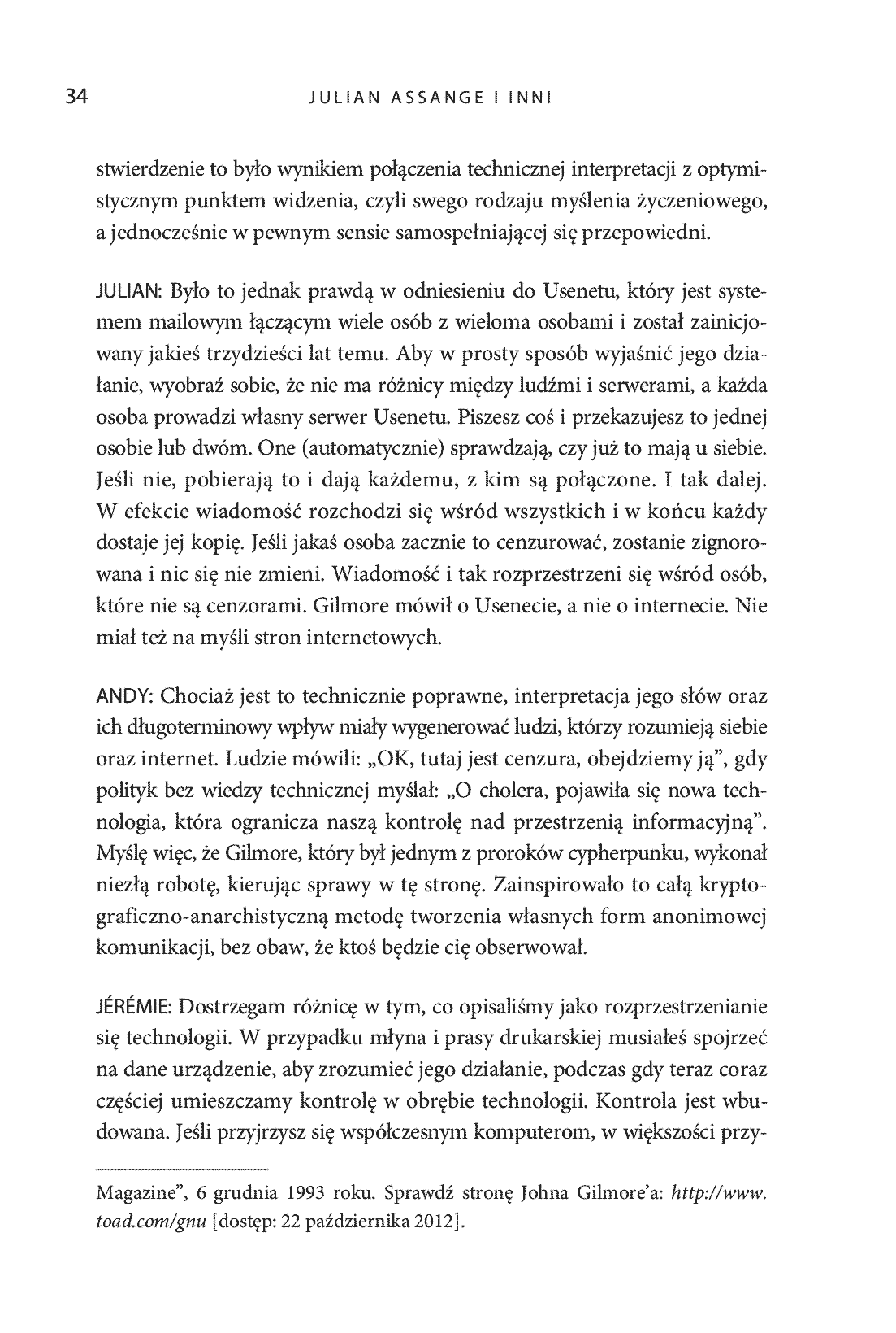 Fragment „Cypherpunks. Wolność i przyszłość internetu” — strona 12 z 18