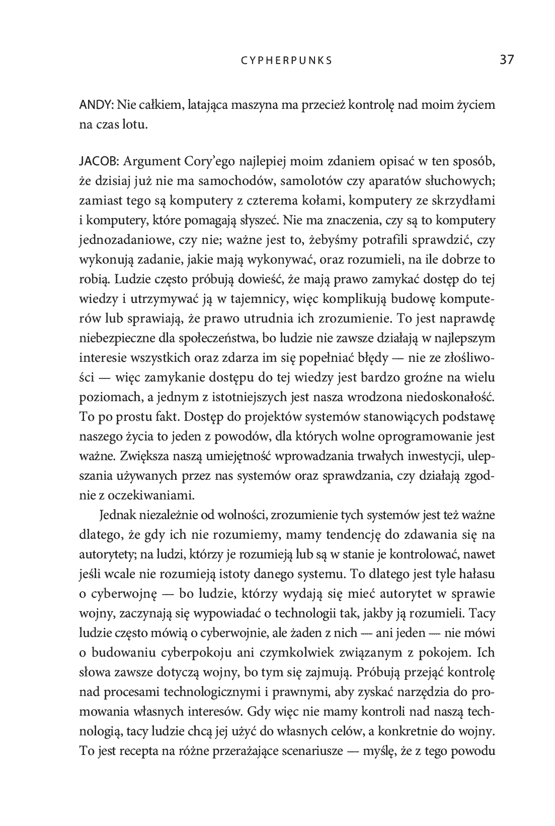 Fragment „Cypherpunks. Wolność i przyszłość internetu” — strona 15 z 18