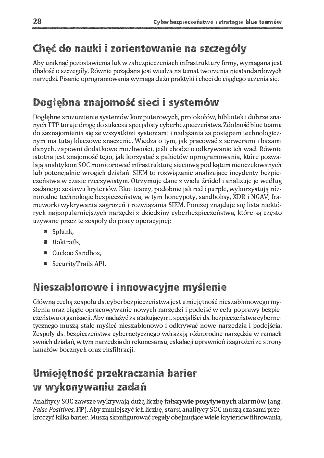 Fragment „Cyberbezpieczeństwo i strategie blue teamów. Walka z cyberzagrożeniami w Twojej organizacji” — strona 18 z 24