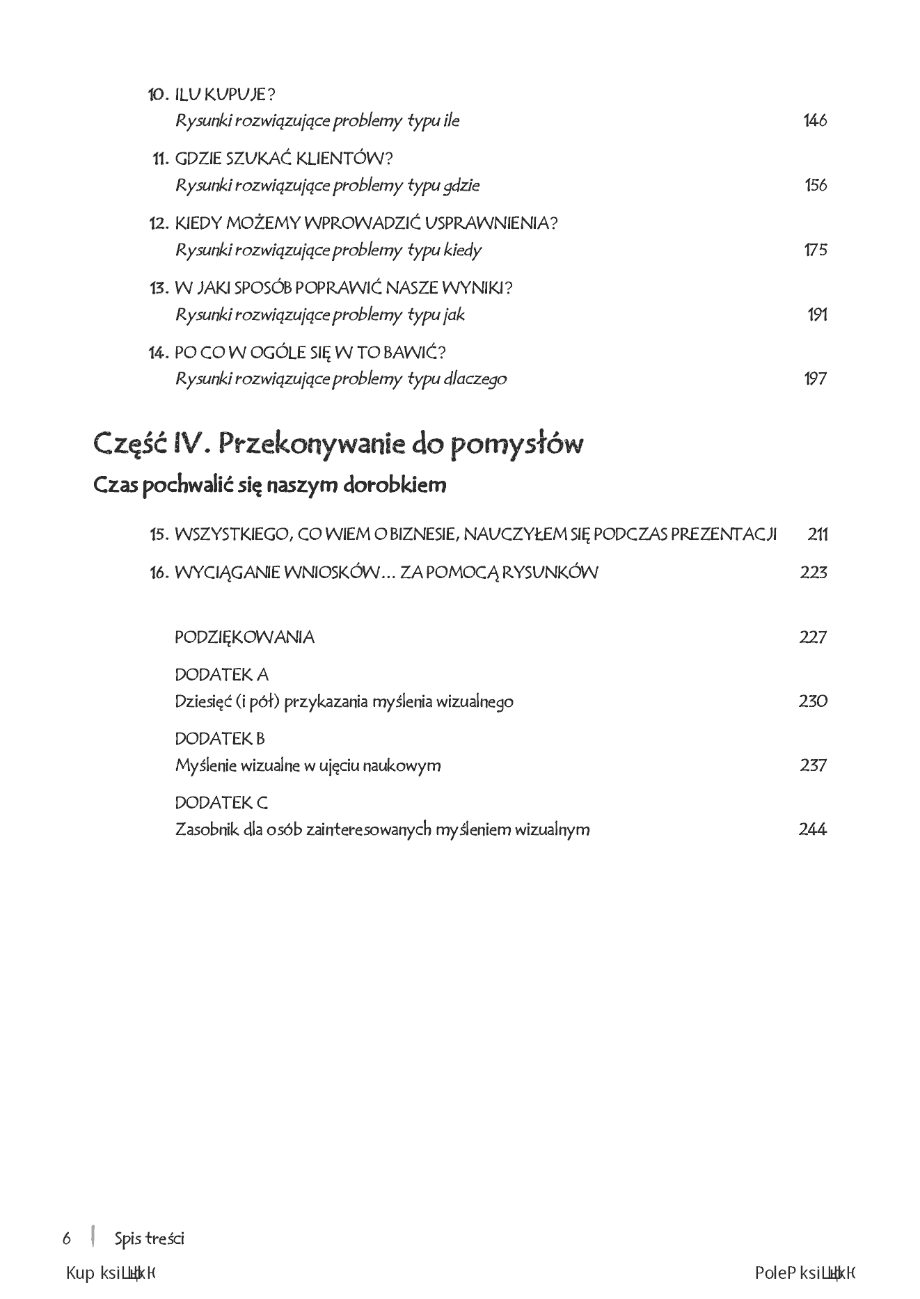 Fragment „Narysuj swoje myśli. Jak skutecznie prezentować i sprzedawać pomysły na kartce papieru. Wydanie II” — strona 4 z 16