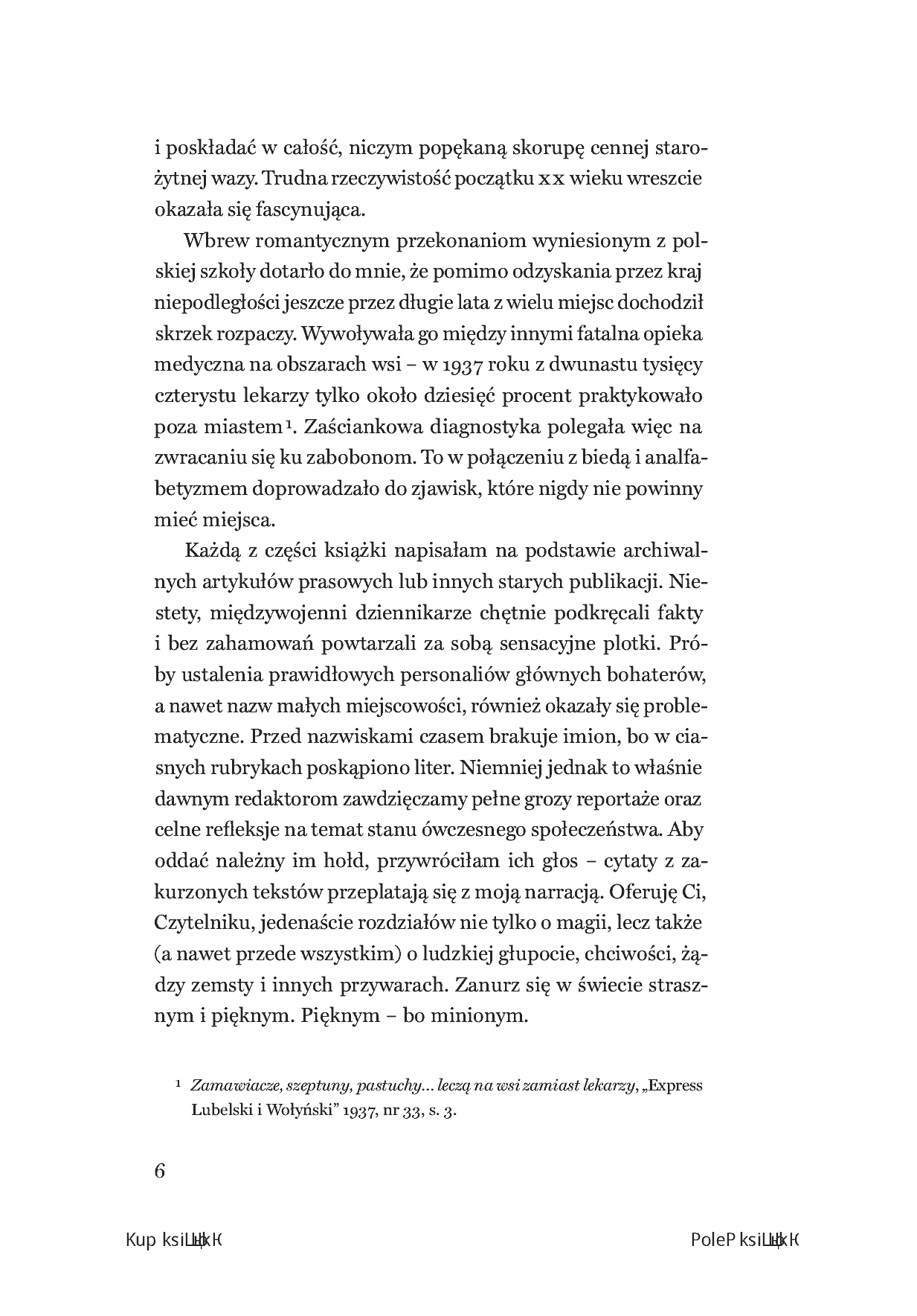 Fragment „Demoniczne dwudziestolecie. Czarownice, znachorzy i zaświaty na usługach zbrodni” — strona 6 z 24