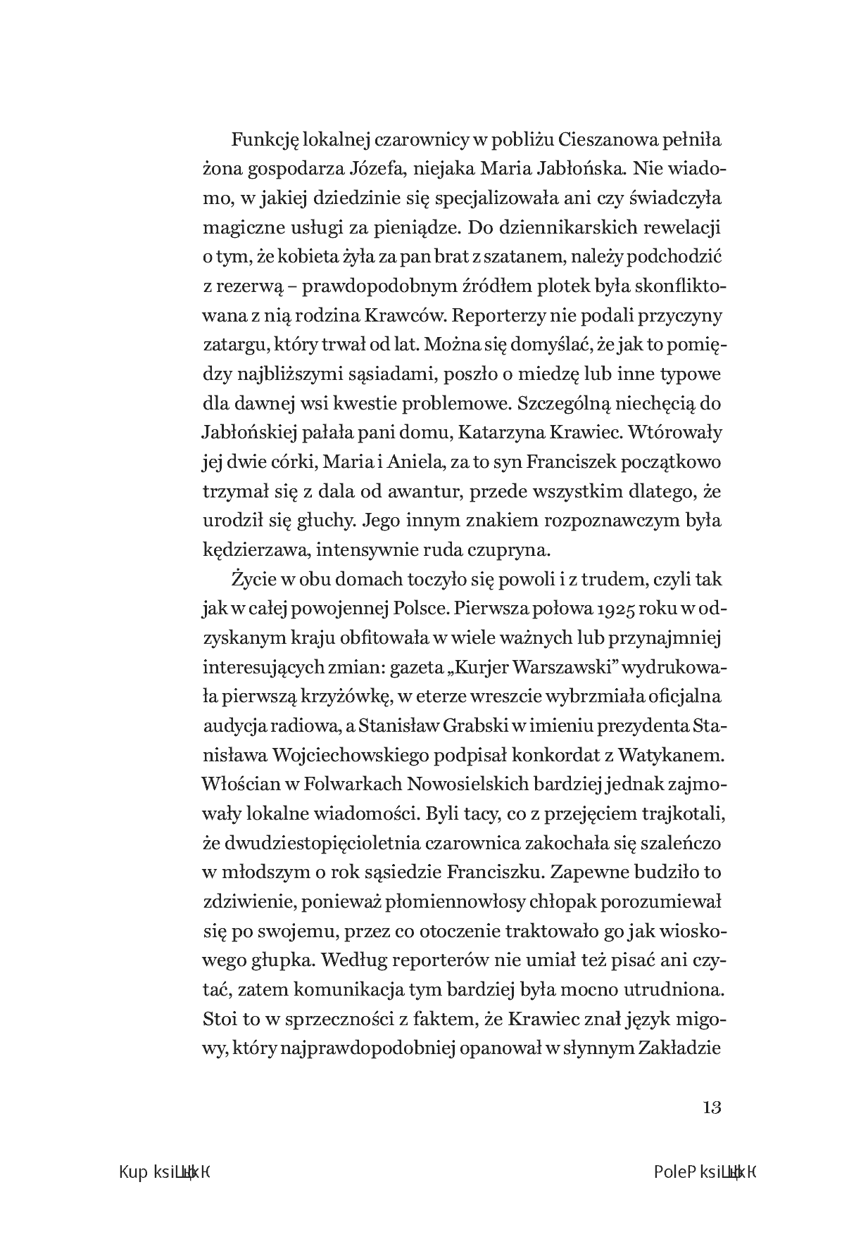 Fragment „Demoniczne dwudziestolecie. Czarownice, znachorzy i zaświaty na usługach zbrodni” — strona 13 z 24