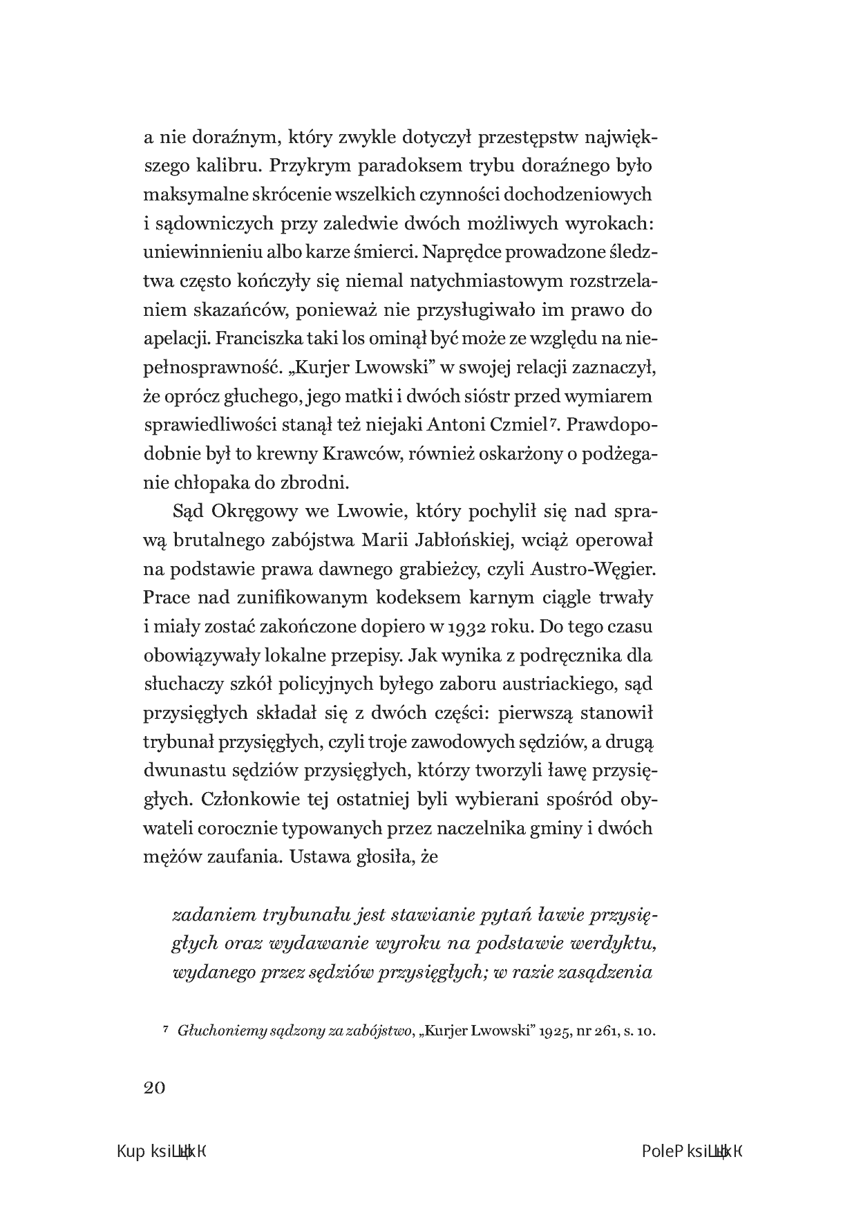 Fragment „Demoniczne dwudziestolecie. Czarownice, znachorzy i zaświaty na usługach zbrodni” — strona 20 z 24