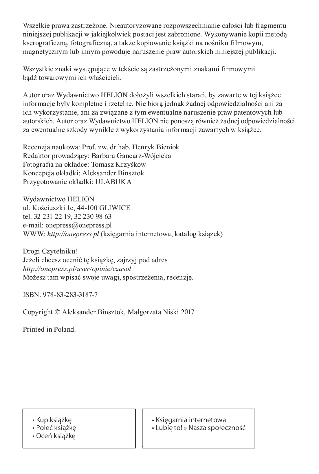 Fragment „CZASOLOGIA, czyli jak efektywnie zarządzać sobą i zespołem na drodze do sukcesu” — strona 2 z 14