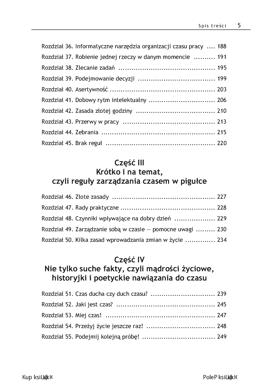 Fragment „CZASOLOGIA, czyli jak efektywnie zarządzać sobą i zespołem na drodze do sukcesu” — strona 5 z 14