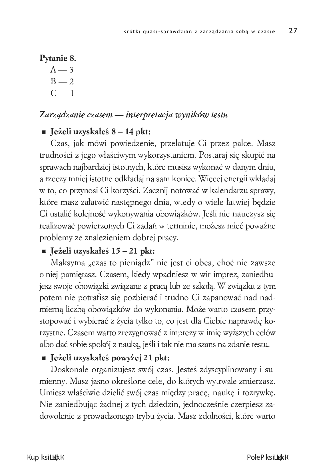 Fragment „CZASOLOGIA, czyli jak efektywnie zarządzać sobą i zespołem na drodze do sukcesu” — strona 11 z 14