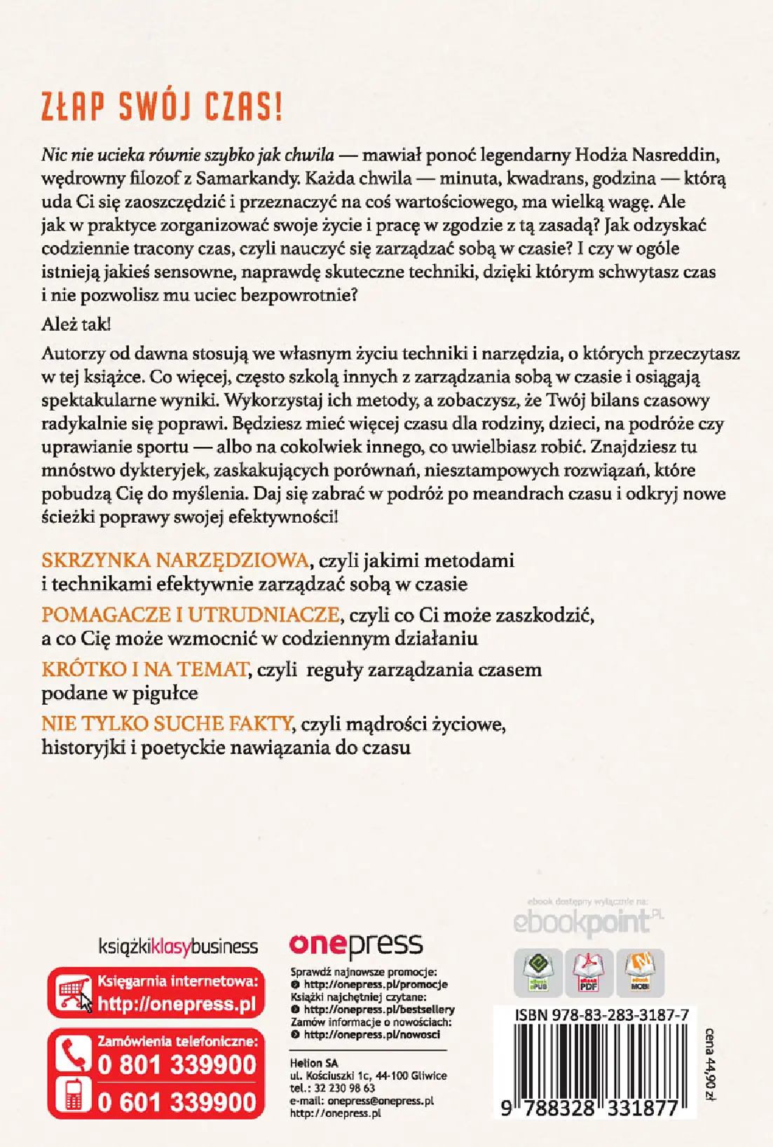 Fragment „CZASOLOGIA, czyli jak efektywnie zarządzać sobą i zespołem na drodze do sukcesu” — strona 14 z 14