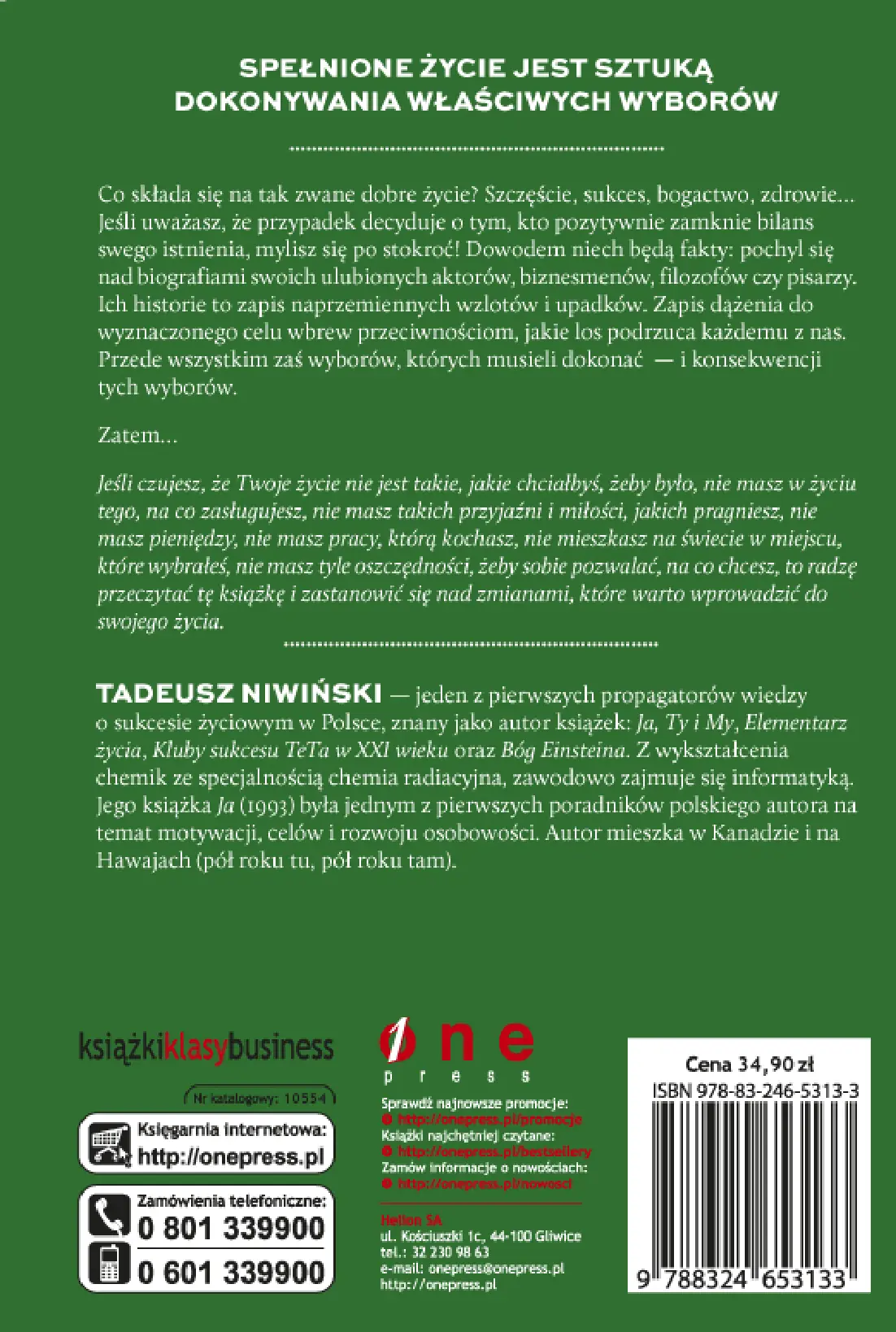 Fragment „No, to czego chcesz? Jak podejmować słuszne decyzje” — strona 19 z 19