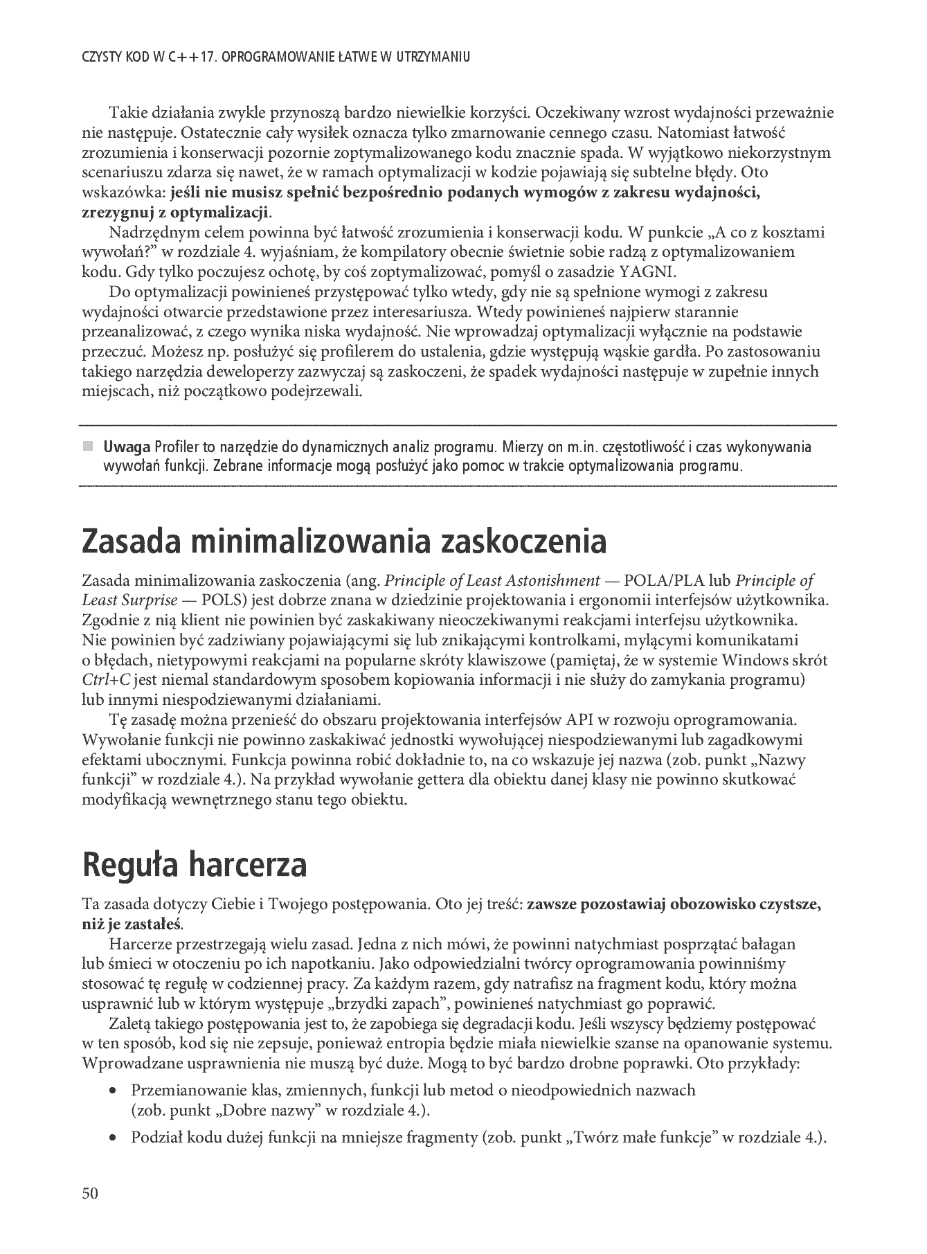 Fragment „Czysty kod w C++17. Oprogramowanie łatwe w utrzymaniu” — strona 18 z 30
