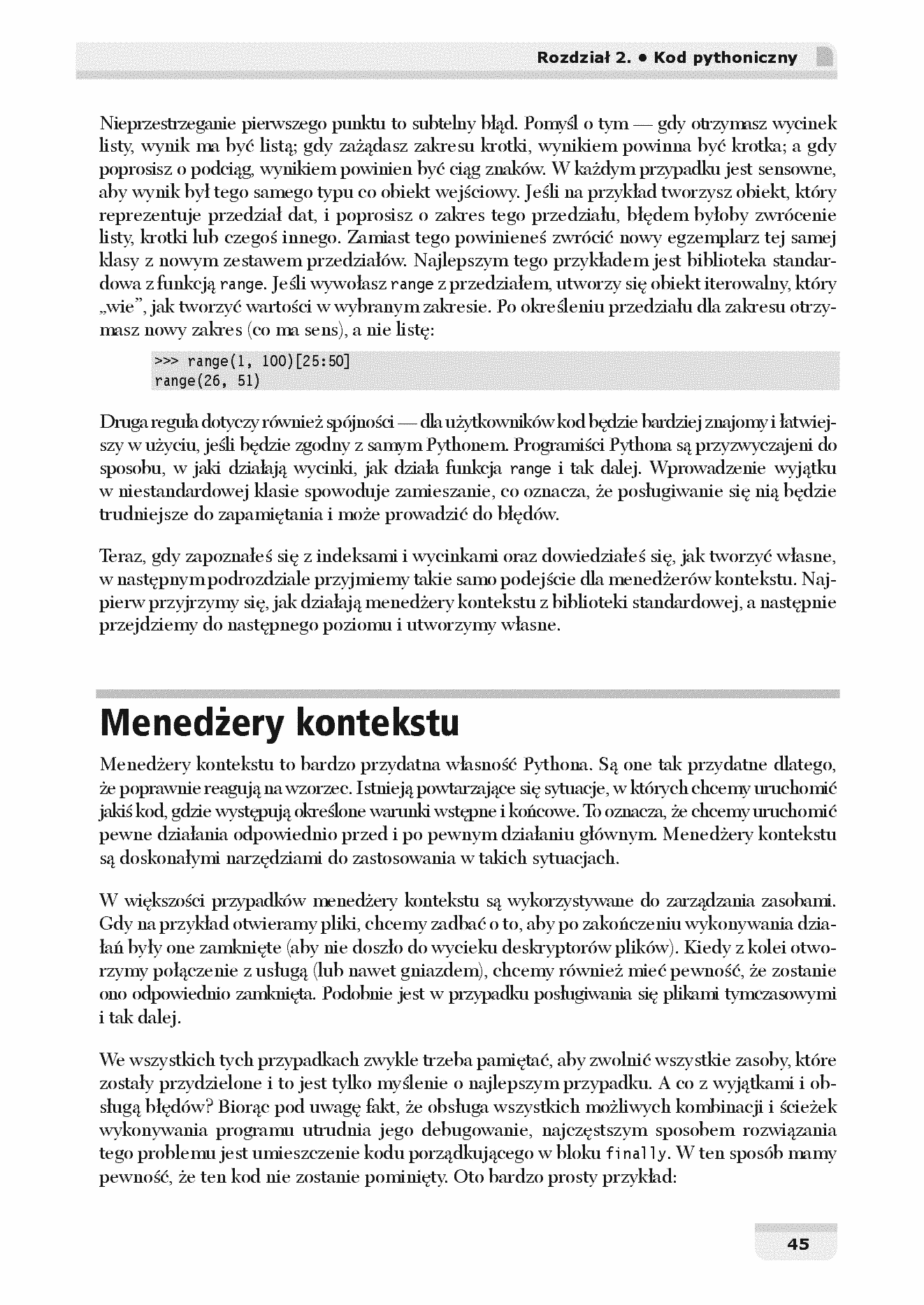 Fragment „Czysty kod w Pythonie. Twórz wydajny i łatwy w utrzymaniu kod. Wydanie II” — strona 13 z 30